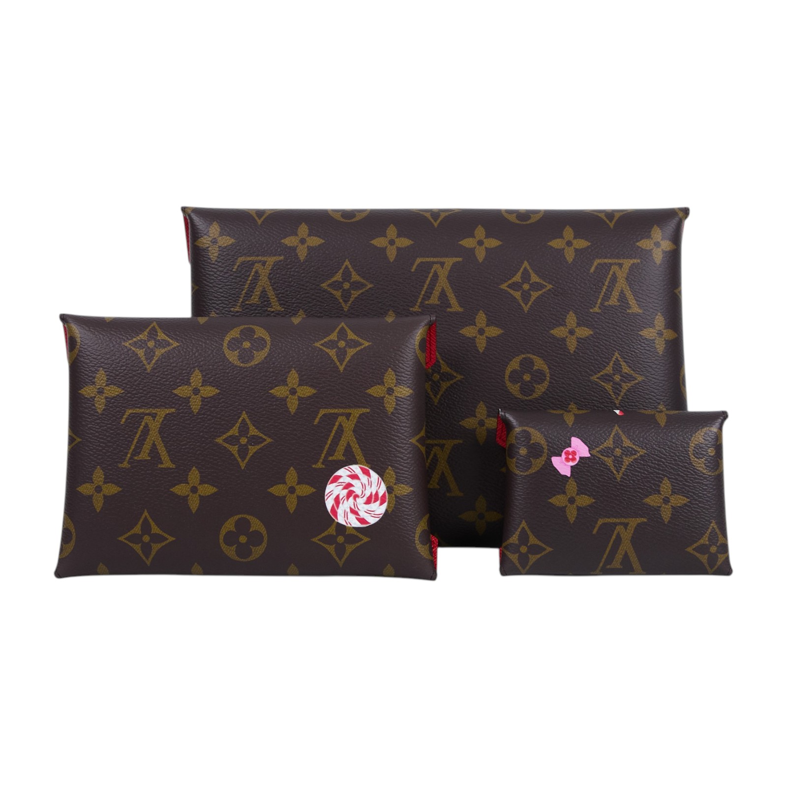 路易威登 LOUIS VUITTON Kirigami Pochette 手拿包 M12203 晶片款 聖誕限定系列手拿包 防塵袋