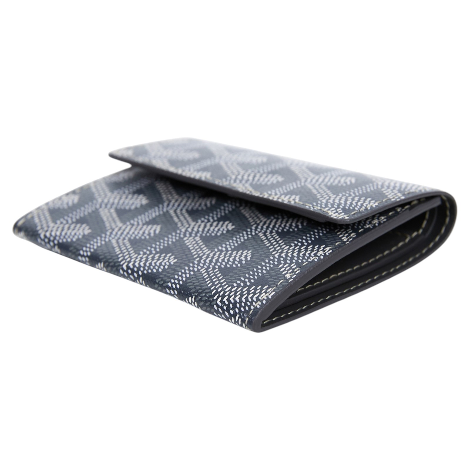 高雅德 GOYARD Marigny Wallet 零錢包 MARIGNPMLTY 灰掀蓋卡包 無附屬品