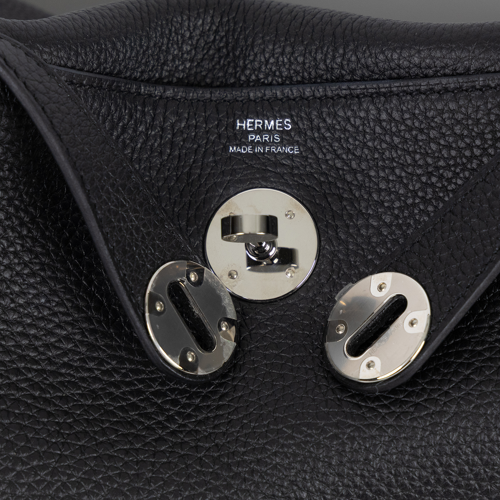 愛馬仕 Hermes Lindy 琳迪包 26 黑色 銀色五金 H073428CK89 /BMA756CI B刻黑銀LINDY26 購買證明