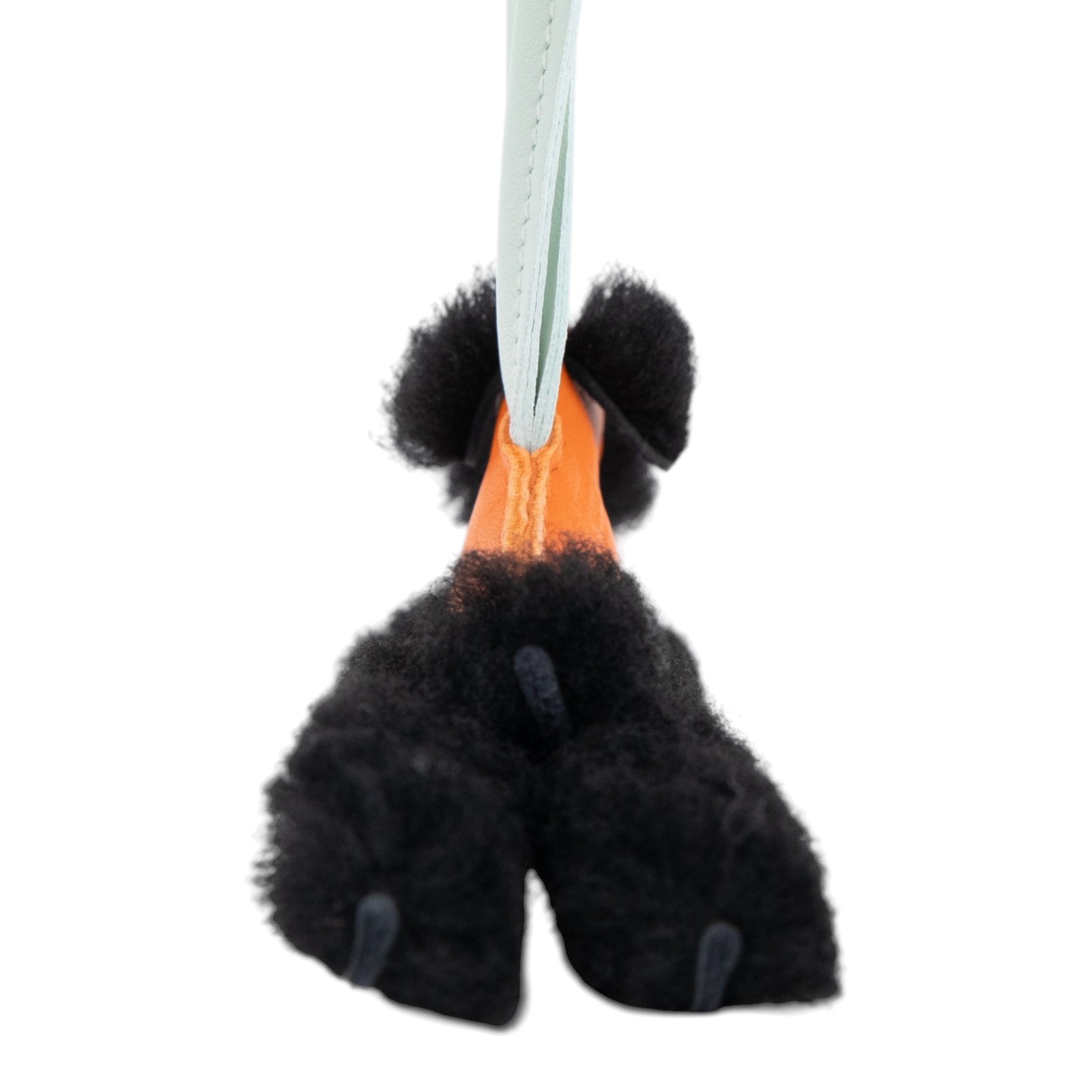 愛馬仕 Hermes Budy charm 吊飾 包掛 狐狸㹴犬 黑色 火焰橙 辣薄荷綠 H083349CACH K刻 橘拚黑毛貴賓狗BUDY吊飾 原廠盒子