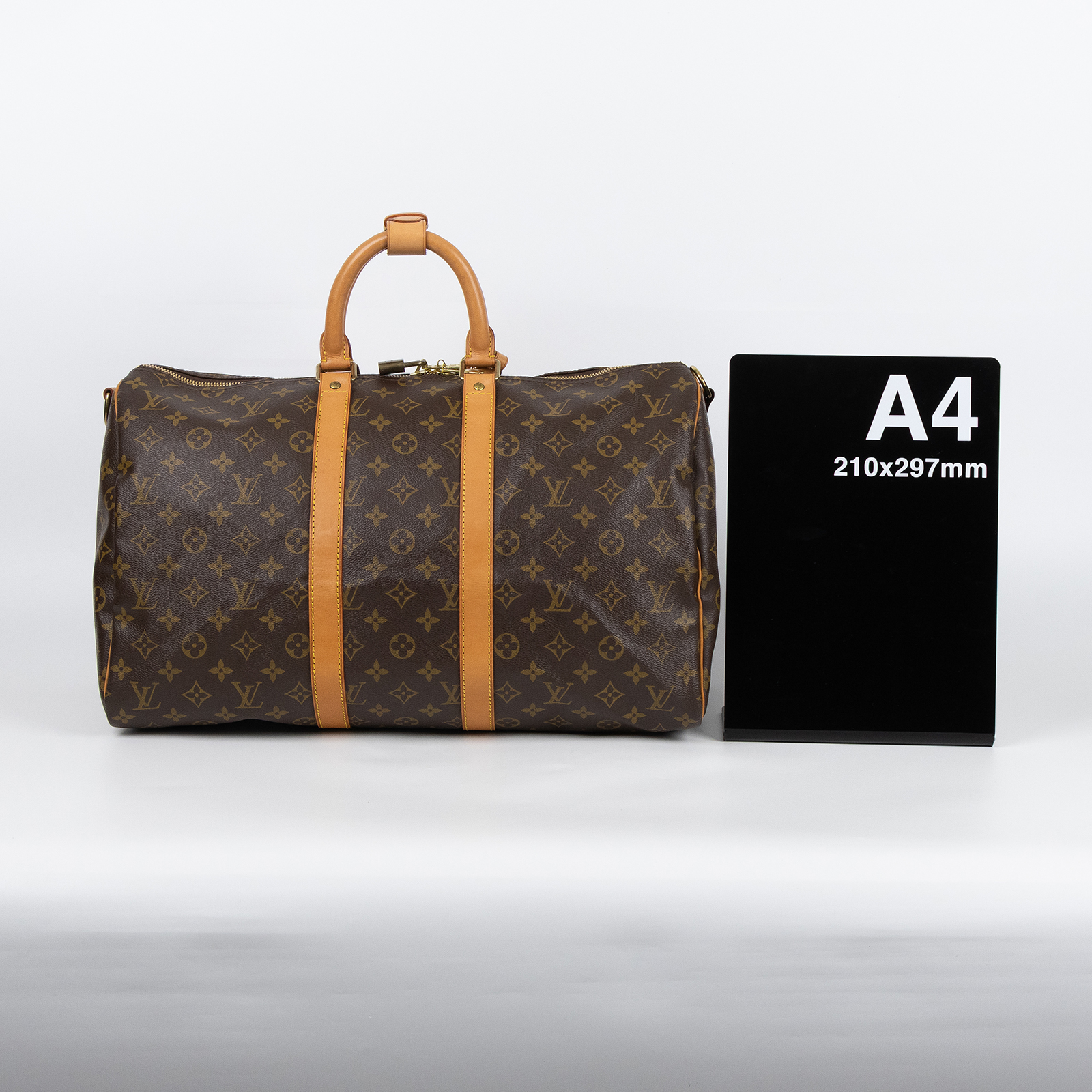 路易威登 LOUIS VUITTON Keepall Bandoulière 45 Monogram經典帆布 波士頓包  旅行袋 M41418  防塵袋/背帶(缺鑰匙)