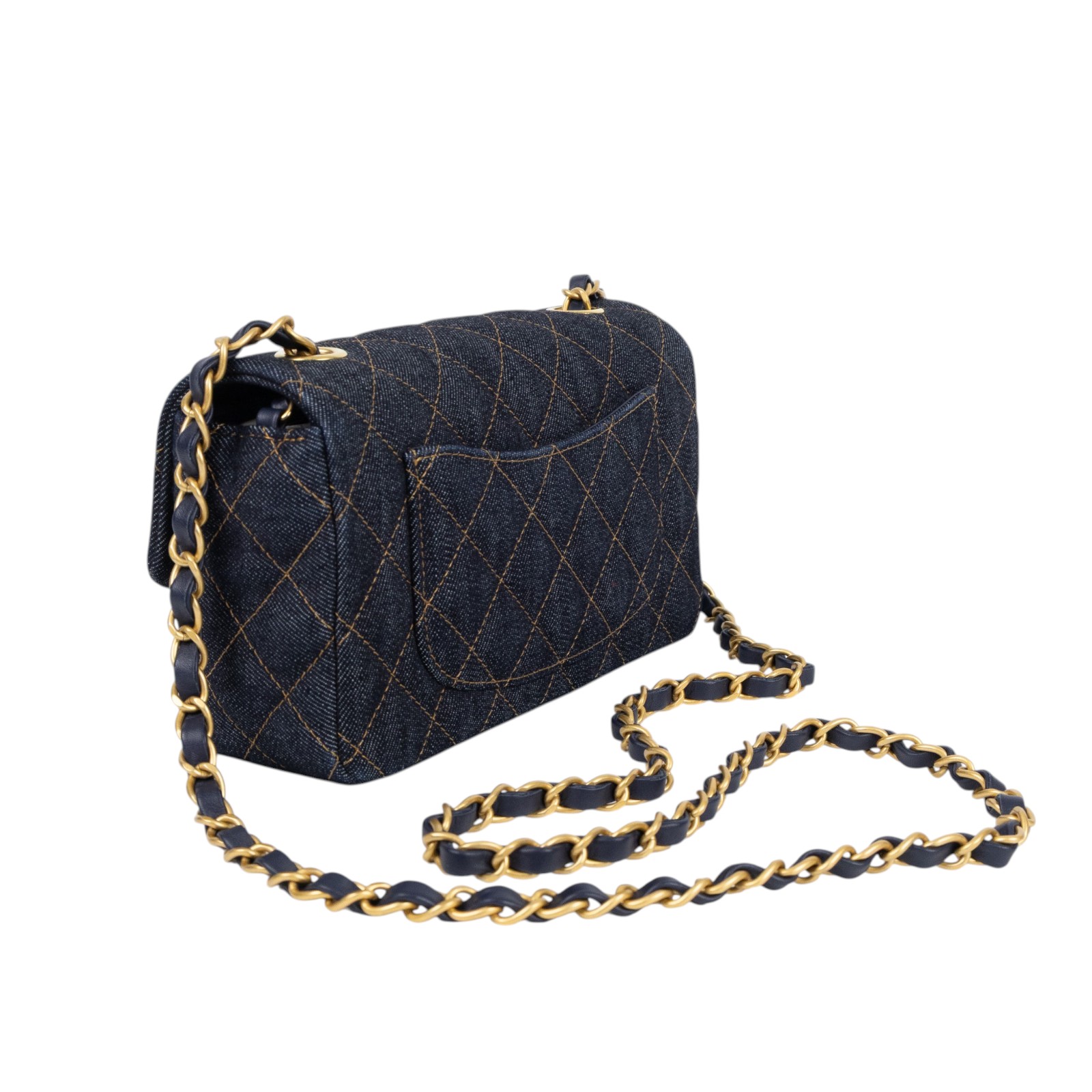 香奈兒 CHANEL CF 迷你 口蓋包 A69900 B23660 牛仔COCO20 原廠盒子/防塵袋/購買證明影本