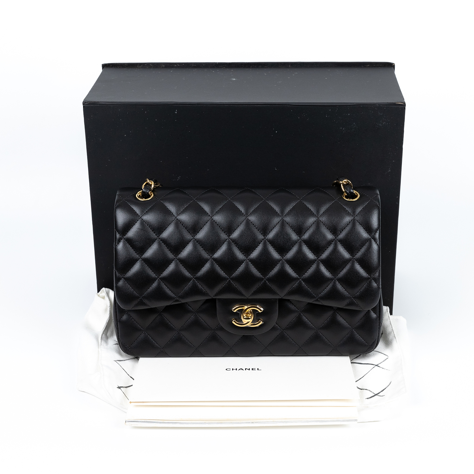 香奈兒 CHANEL CF 經典 大型 口蓋包 A58600 27開黑金羊COCO JUMBO 原廠盒子/防塵袋/保證卡