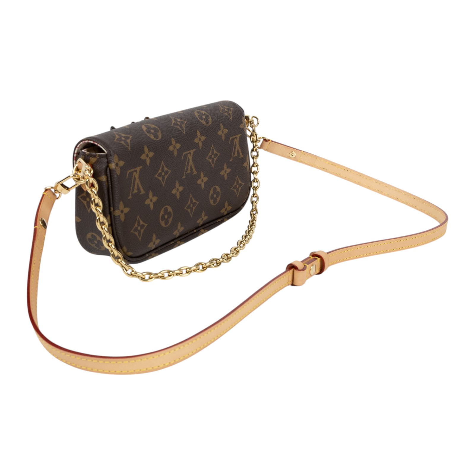 路易威登 LOUIS VUITTON Wallet on Chain 肩背包 手拿包 M15148 晶片款  背帶/鍊帶