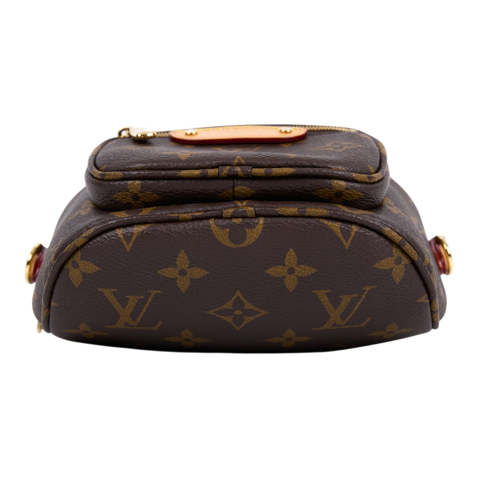 路易威登 LOUIS VUITTON Mini Bumbag 迷你 腰包 鏈條 單肩包 M82335 晶片款 原花MINI BUMBAG 原廠盒子/防塵袋/背帶