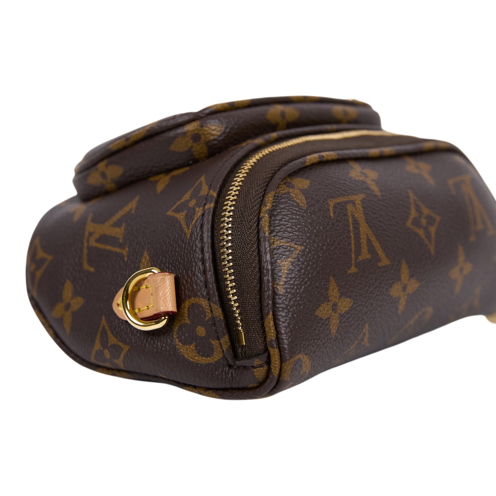 路易威登 LOUIS VUITTON Mini Bumbag 迷你 腰包 鏈條 單肩包 M82335 晶片款 原花MINI BUMBAG 原廠盒子/防塵袋/背帶