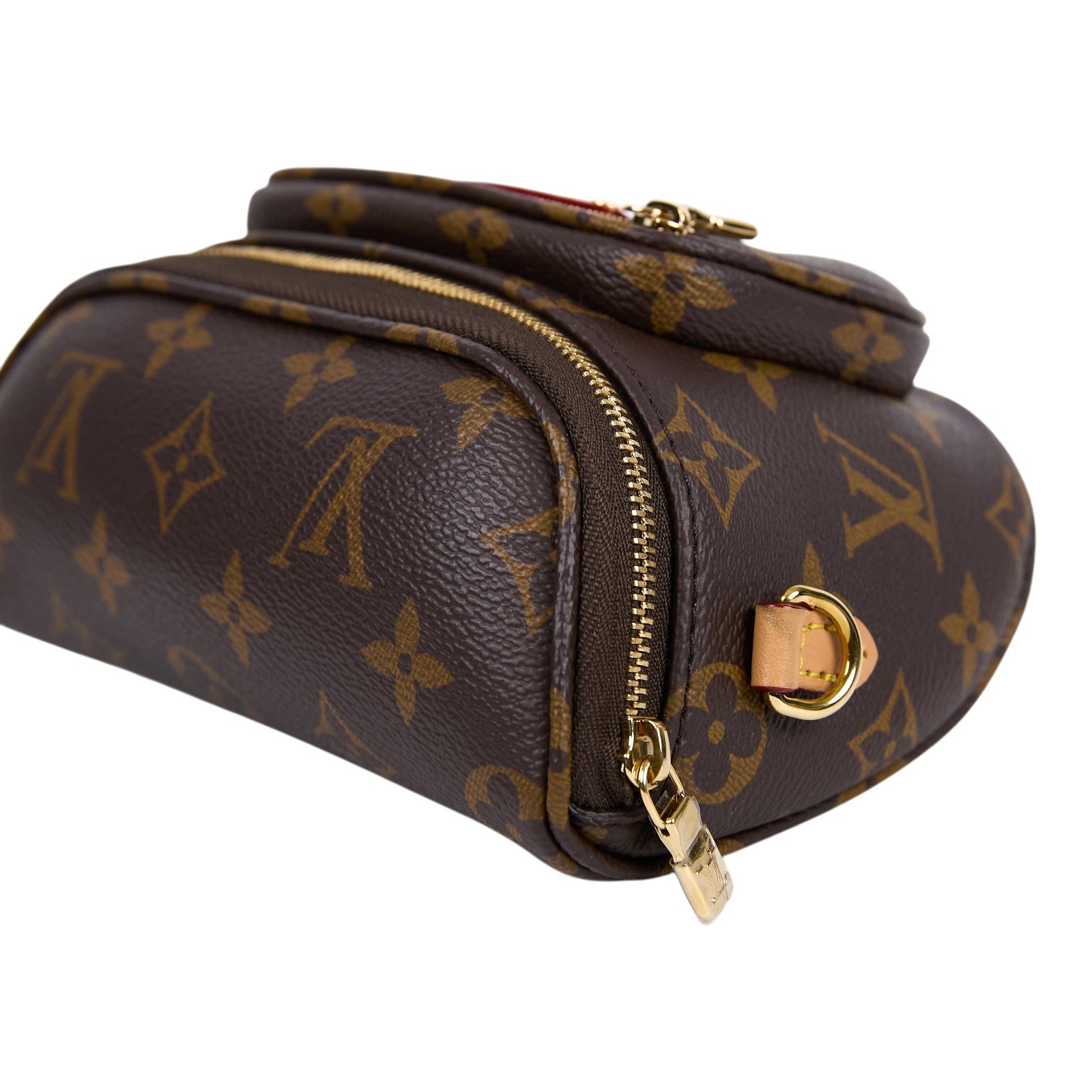 路易威登 LOUIS VUITTON Mini Bumbag 迷你 腰包 鏈條 單肩包 M82335 晶片款 原花MINI BUMBAG 原廠盒子/防塵袋/背帶