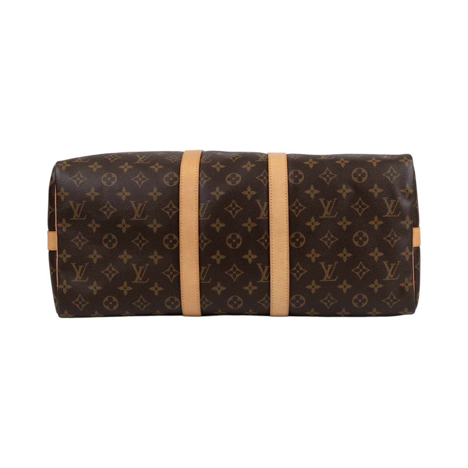 路易威登 LOUIS VUITTON Keepall Bandoulière 45 Monogram經典帆布 波士頓包  旅行袋 M41418 晶片款  鎖組/背帶2/行李吊牌