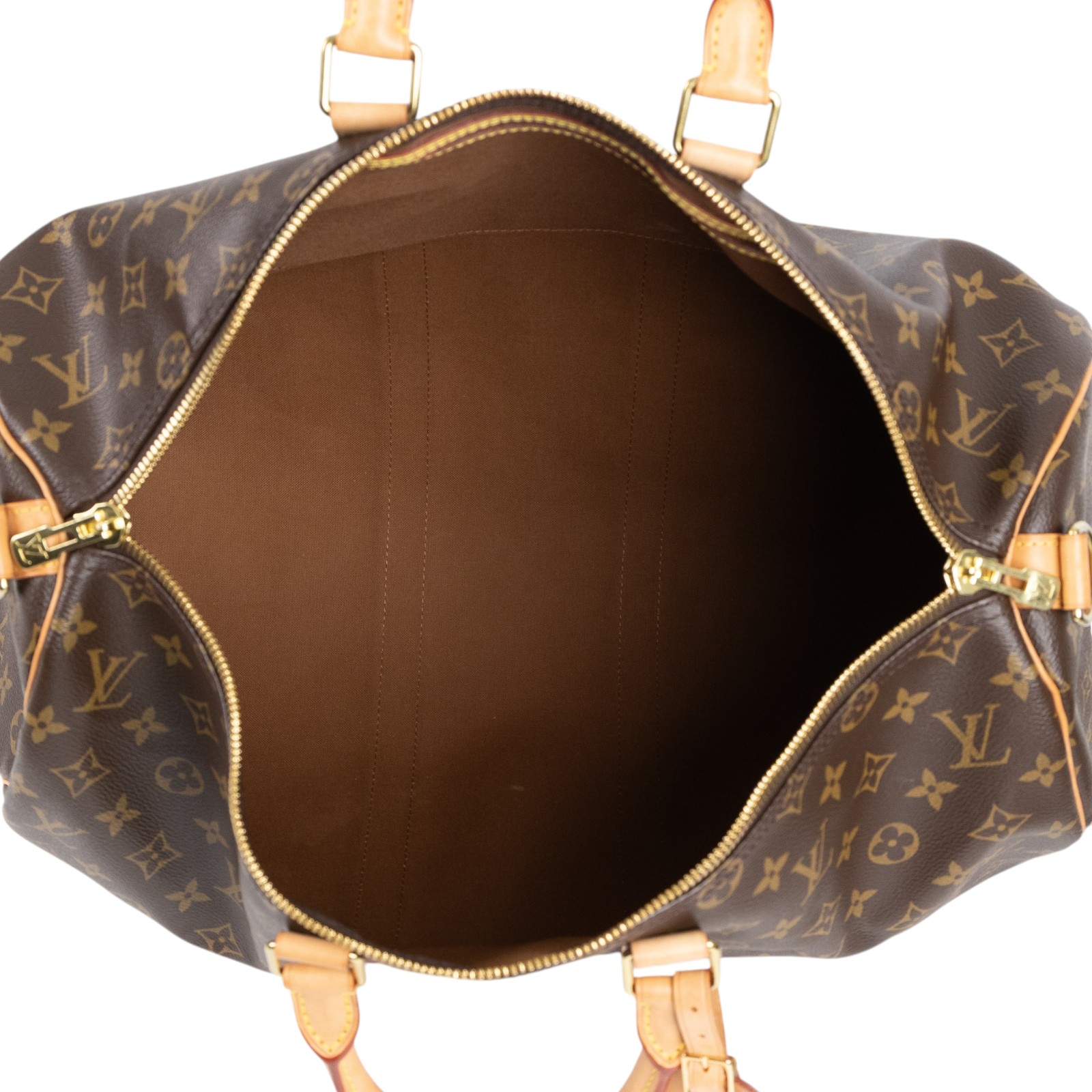 路易威登 LOUIS VUITTON Keepall Bandoulière 45 Monogram經典帆布 波士頓包  旅行袋 M41418 晶片款  鎖組/背帶2/行李吊牌