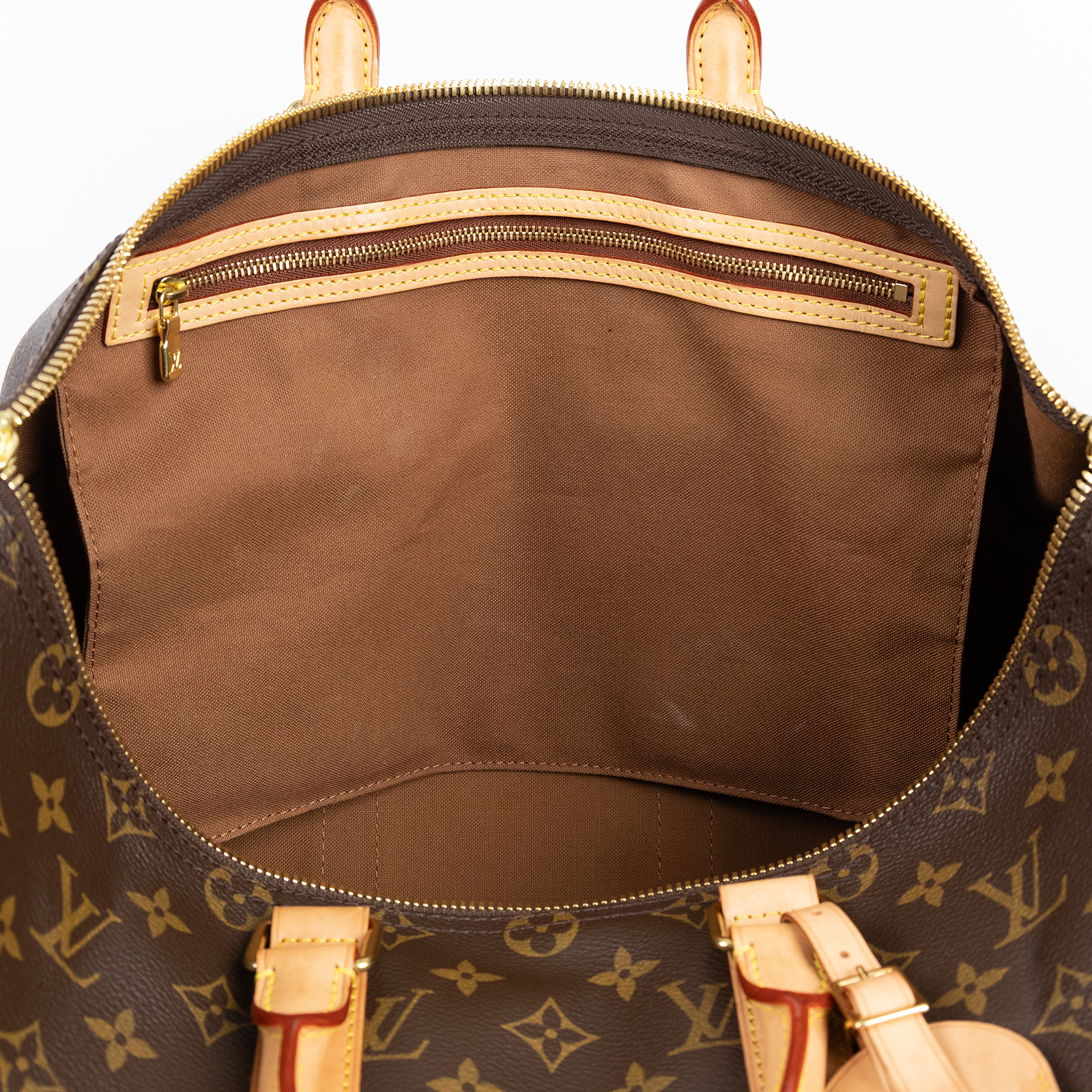 路易威登 LOUIS VUITTON Keepall Bandoulière 45 Monogram經典帆布 波士頓包  旅行袋 M41418 晶片款  鎖組/背帶2/行李吊牌