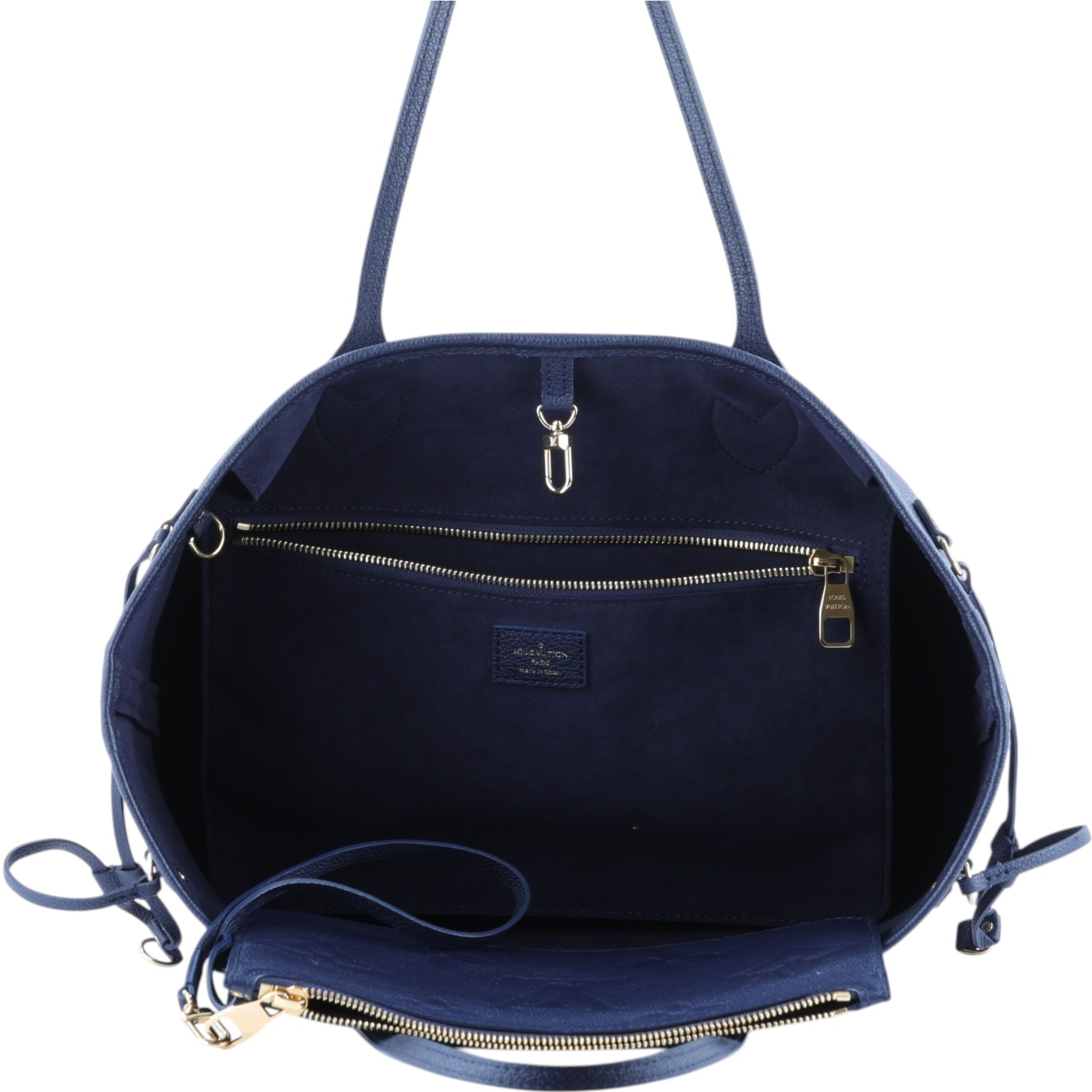 路易威登 LOUIS VUITTON Neverfull MM 托特包 肩背包 M47143 晶片款 海軍藍Neverfull MM 防塵袋