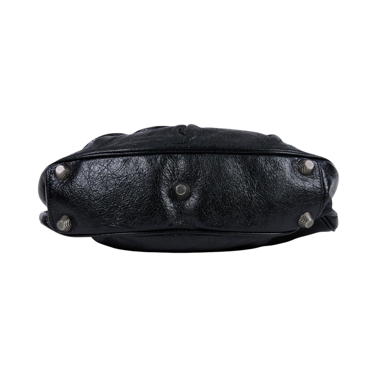 巴黎世家 BALENCIAGA Le cagole 半月 可頌包 小型 6713071VG9Y 黑LE CAGOLE S 防塵袋/購買證明/零錢包/鏡子