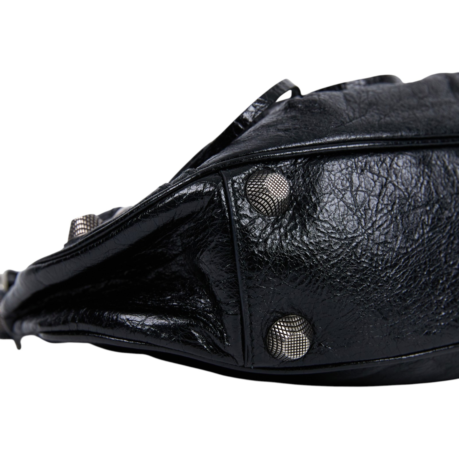 巴黎世家 BALENCIAGA Le cagole 半月 可頌包 小型 6713071VG9Y 黑LE CAGOLE S 防塵袋/購買證明/零錢包/鏡子