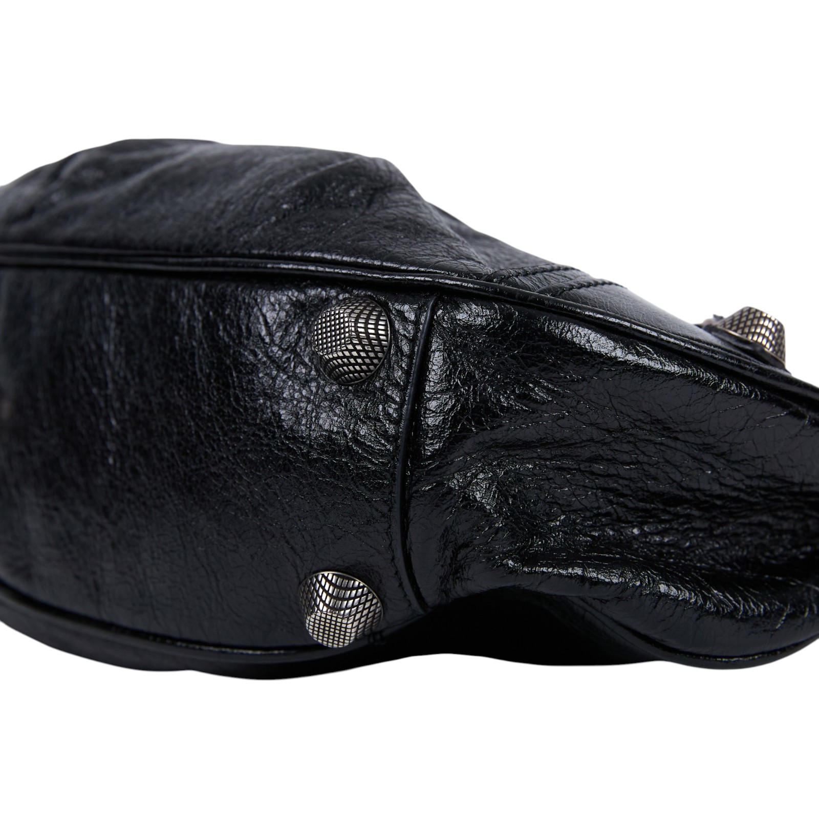 巴黎世家 BALENCIAGA Le cagole 半月 可頌包 小型 6713071VG9Y 黑LE CAGOLE S 防塵袋/購買證明/零錢包/鏡子