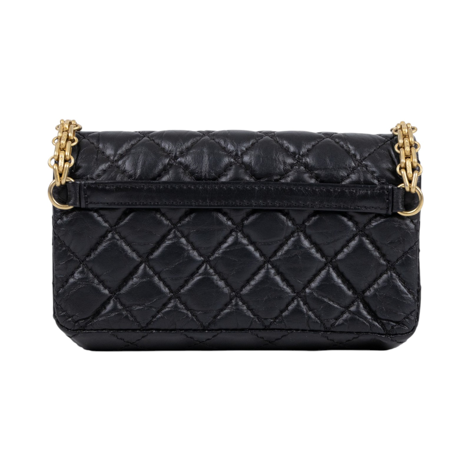 香奈兒 CHANEL 2.55 腰包 口蓋包 A57791 27開 黑2.55腰包 保證卡