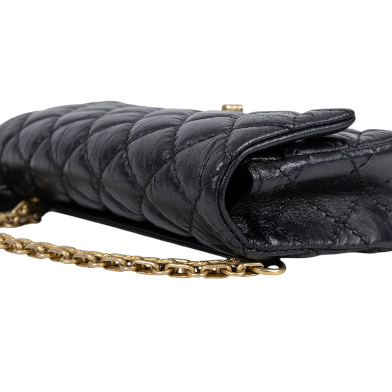 香奈兒 CHANEL 2.55 腰包 口蓋包 A57791 27開 黑2.55腰包 保證卡