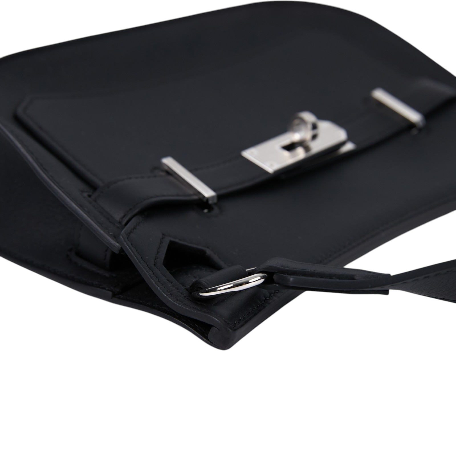 愛馬仕 Hermes Jypsiere 吉普賽包 Mini 黑色 銀色五金 H088004CK89 G   原廠盒子/購買證明/防塵袋