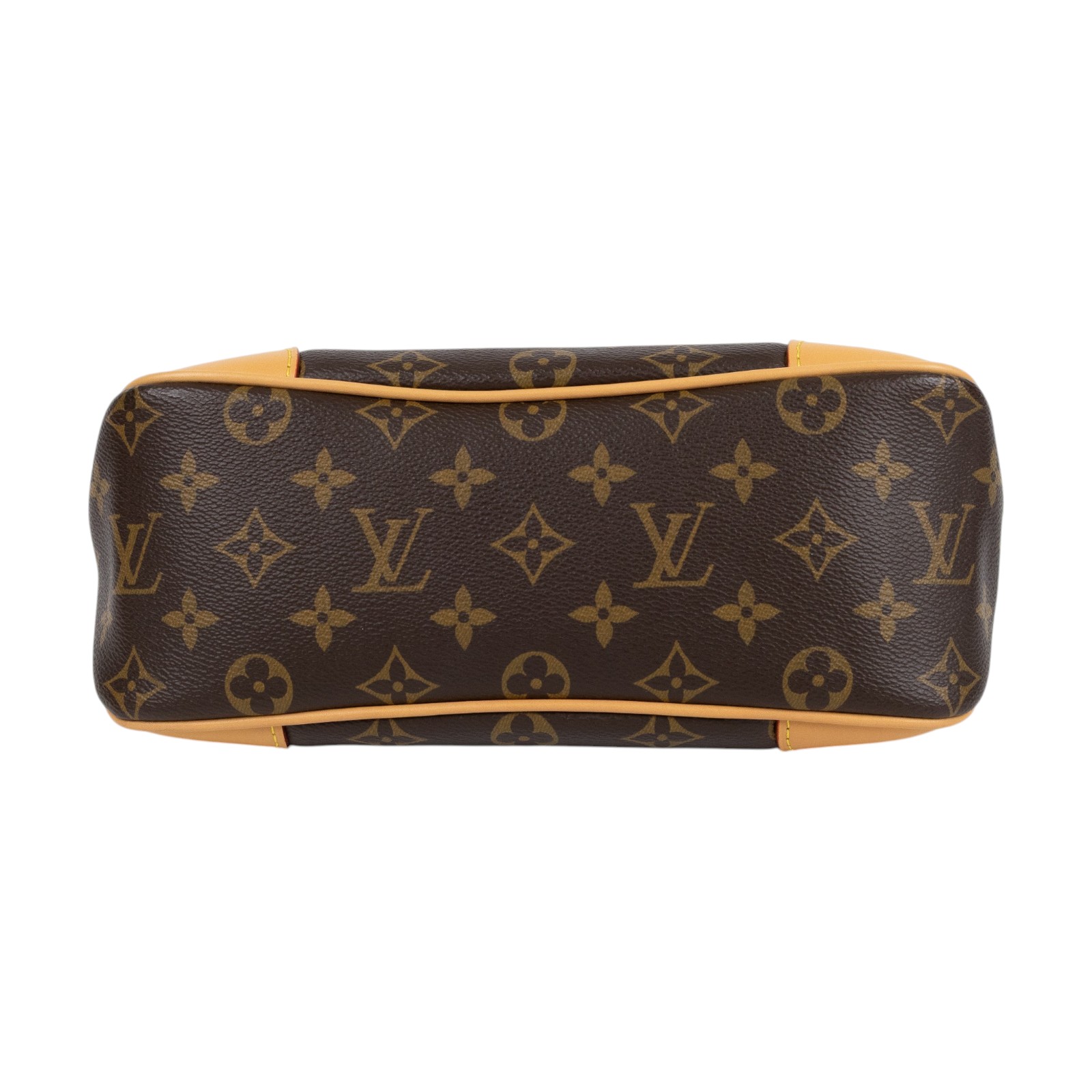 路易威登 LOUIS VUITTON Boulogne 牛角包 手提 斜肩背包 M45832 晶片款 原花Boulogne PM 防塵袋/背帶