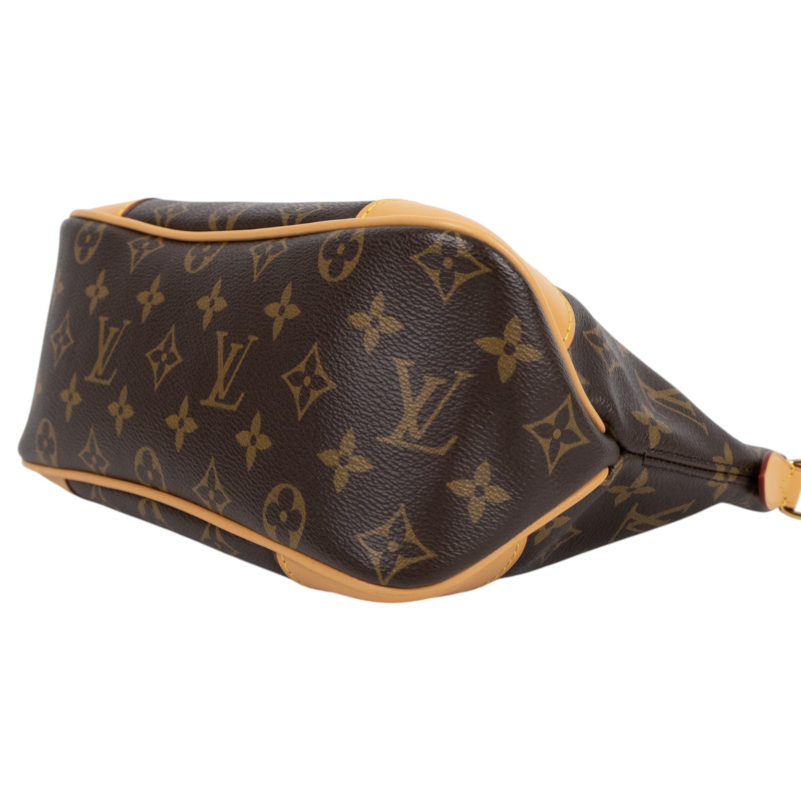 路易威登 LOUIS VUITTON Boulogne 牛角包 手提 斜肩背包 M45832 晶片款 原花Boulogne PM 防塵袋/背帶