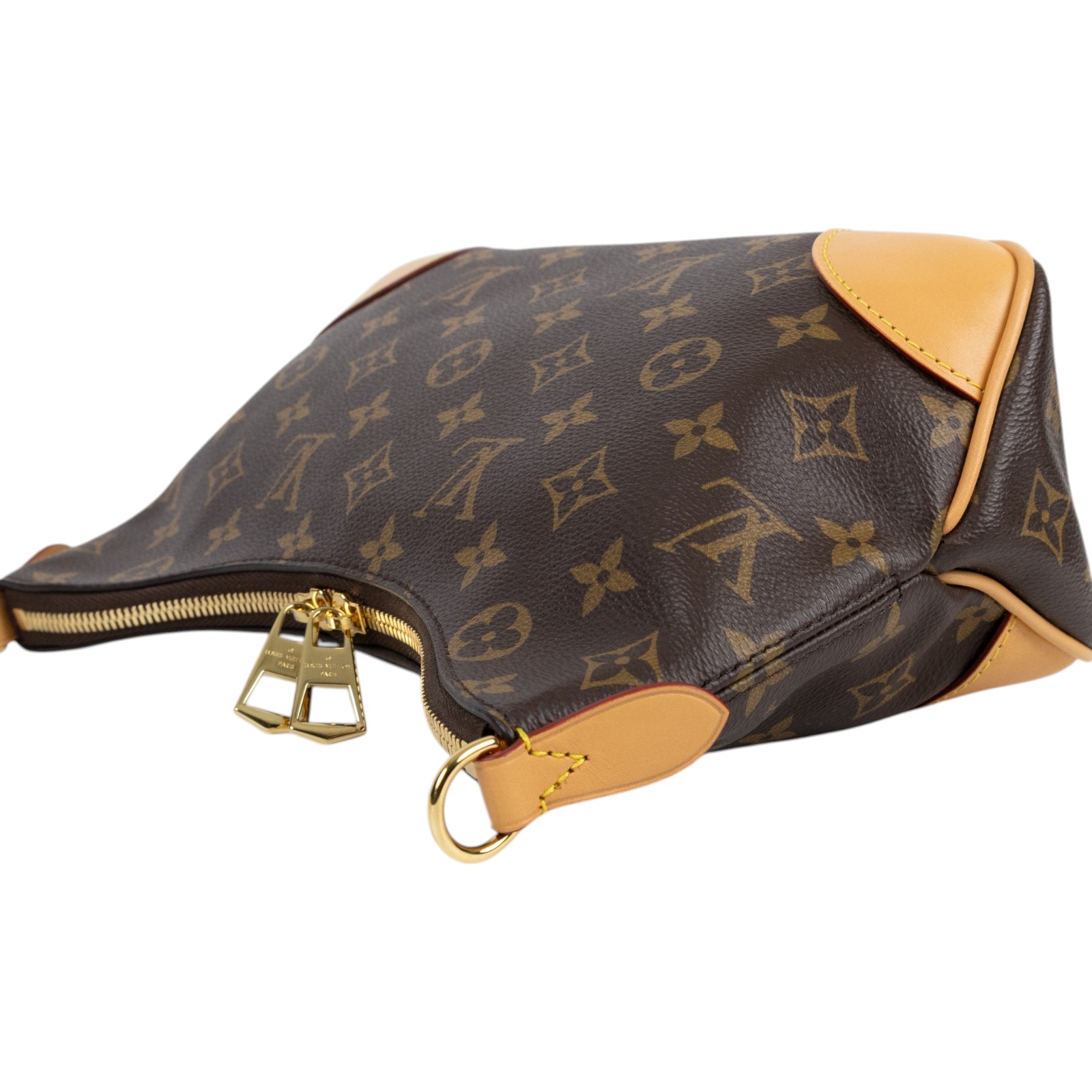 路易威登 LOUIS VUITTON Boulogne 牛角包 手提 斜肩背包 M45832 晶片款 原花Boulogne PM 防塵袋/背帶