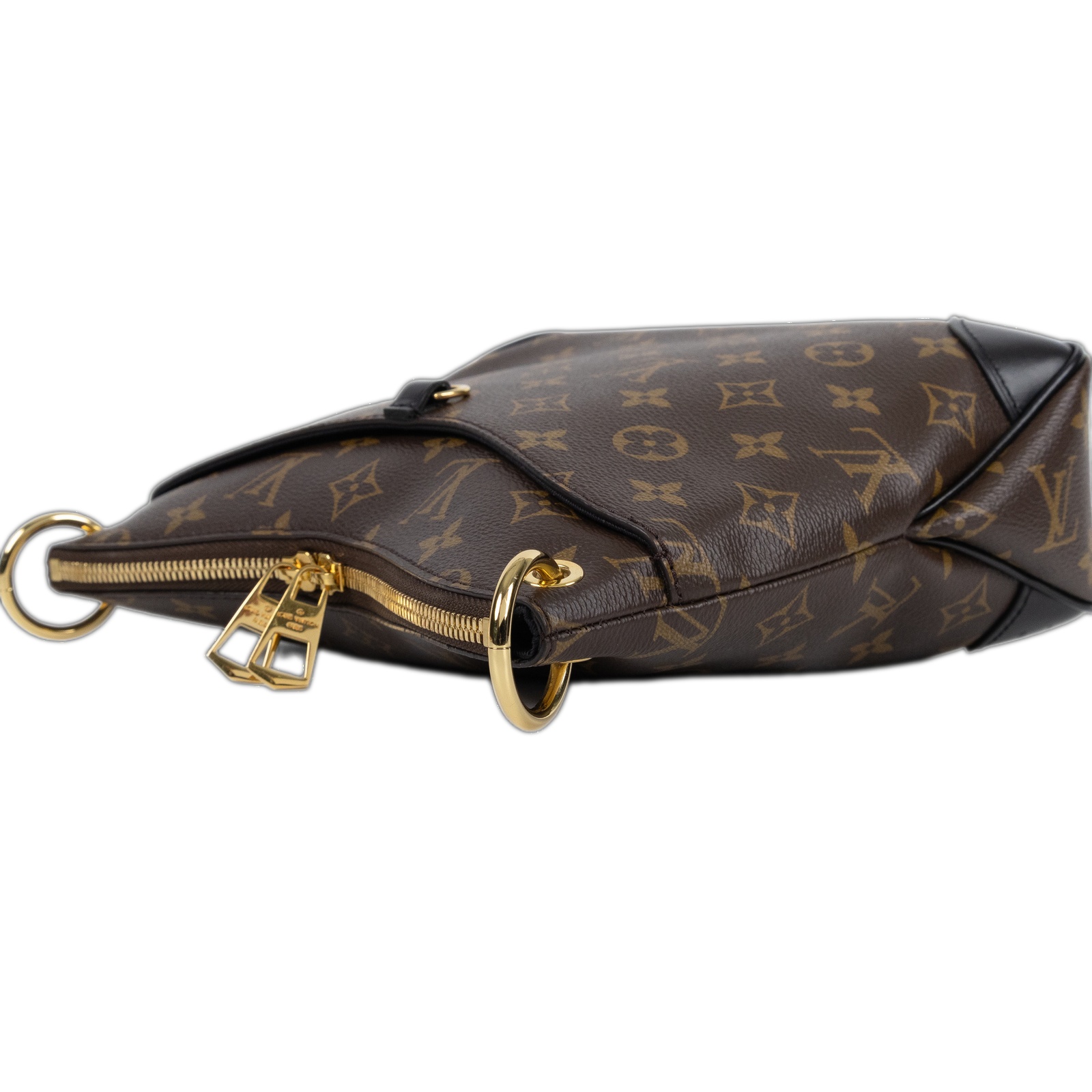 路易威登 LOUIS VUITTON Odéon PM 經典原花 天然色皮革 拉鍊 肩背 斜背包 M45354 晶片款 原花ODEON NM PM 防塵袋/背帶