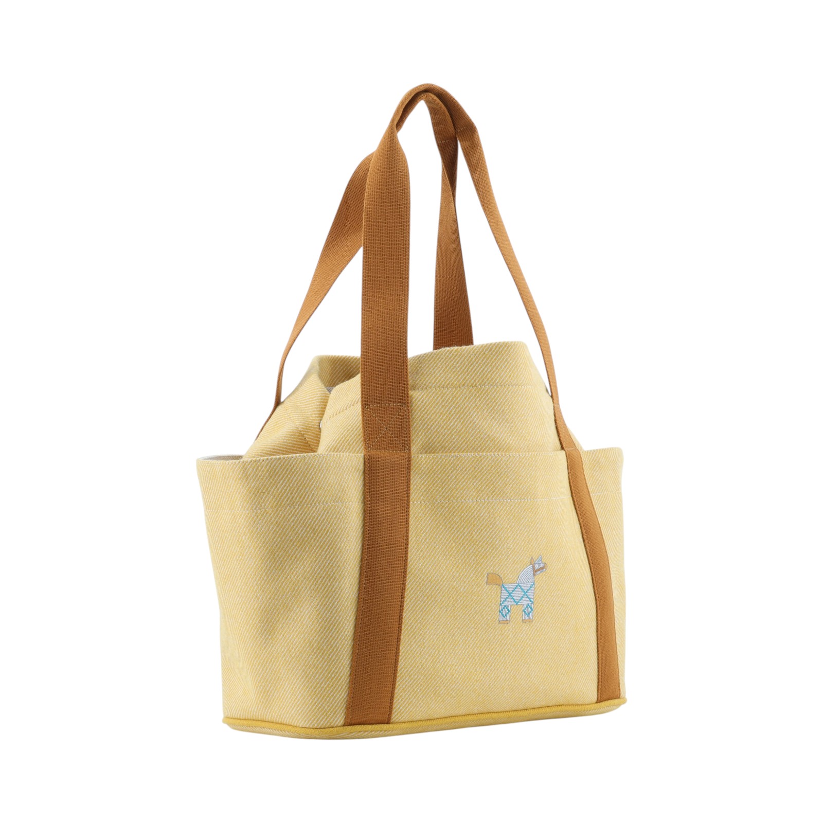 愛馬仕 Hermes Animaux Nattes 羊毛 育兒包 芥末黃 H103833Mv04 H103833M 芥末黃NAPPY 無附屬品
