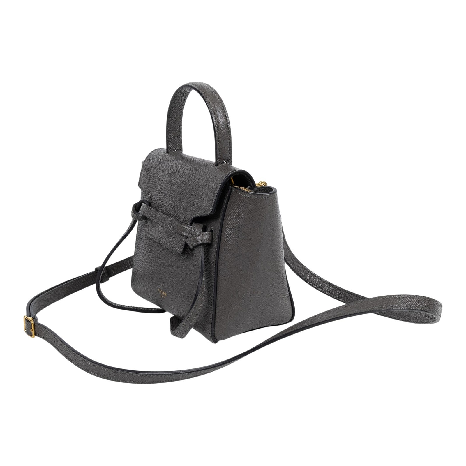 思琳 CELINE Pico Belt 手袋 194263ZVA 深灰BELT PICO 防塵袋/背帶