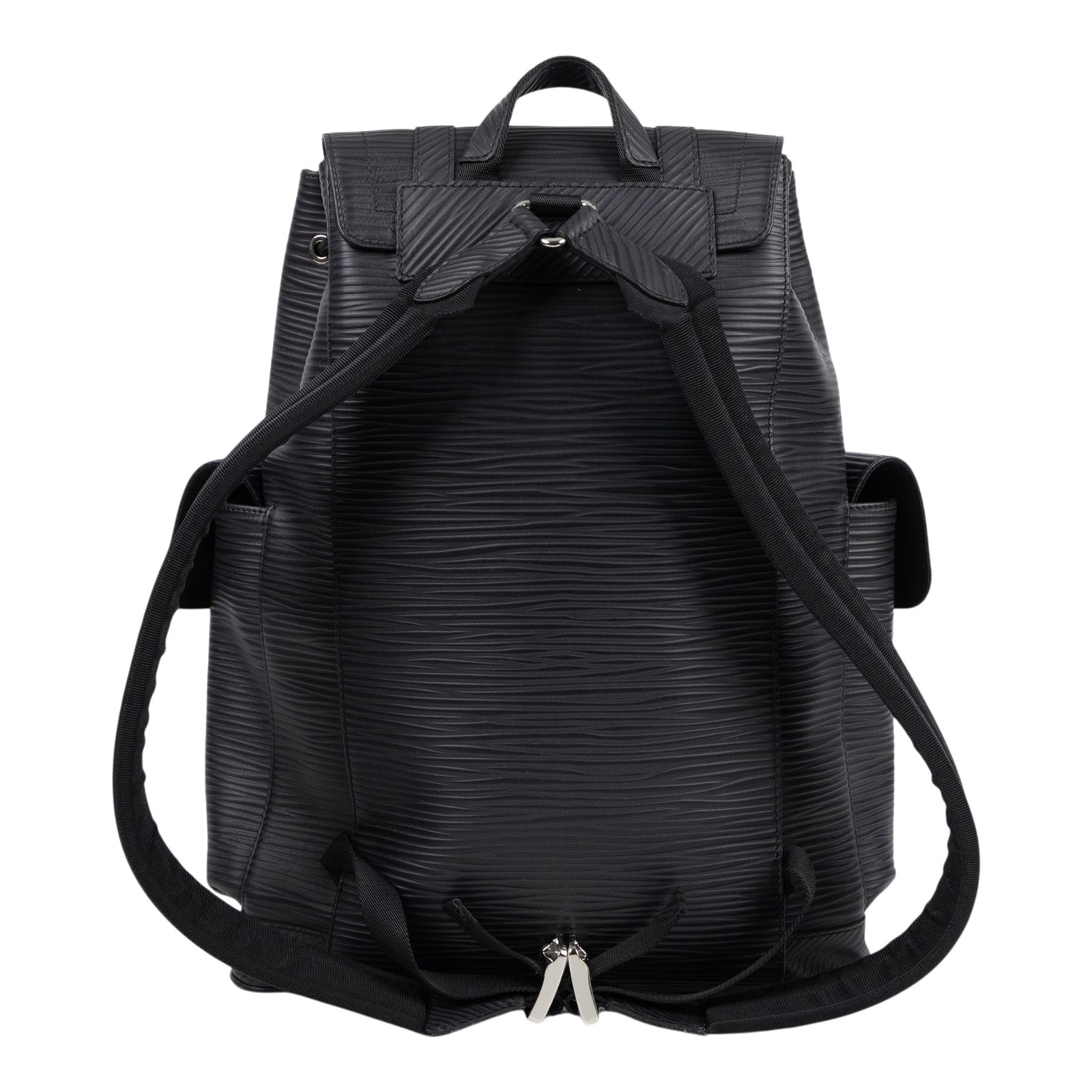 路易威登 LOUIS VUITTON Christopher MM 後背包 Epi XL 壓紋皮革 M24326 晶片款  防塵袋