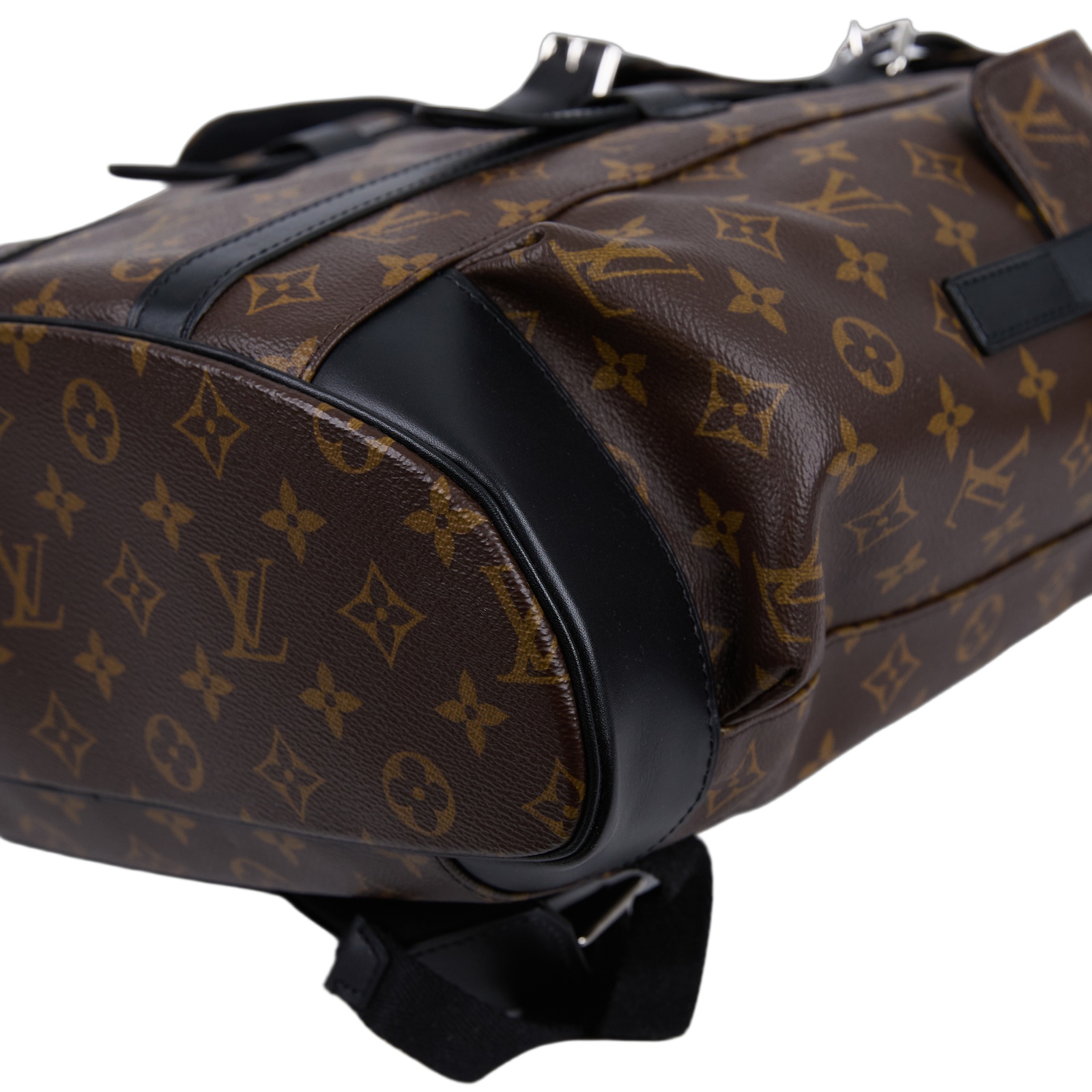 路易威登 LOUIS VUITTON Christopher MM 後背包 經典帆布 M43735 晶片款  防塵袋/購買證明