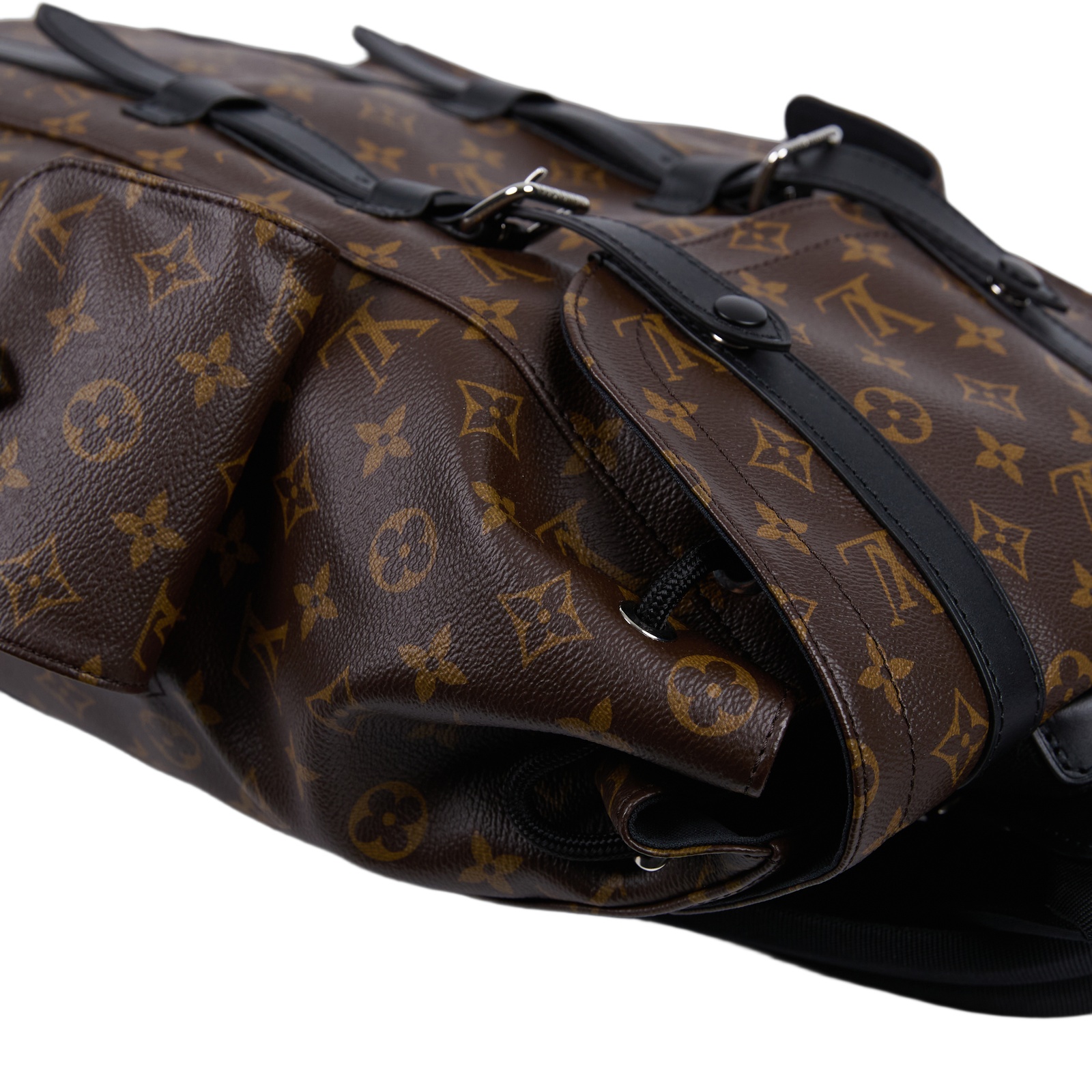 路易威登 LOUIS VUITTON Christopher MM 後背包 經典帆布 M43735 晶片款  防塵袋/購買證明