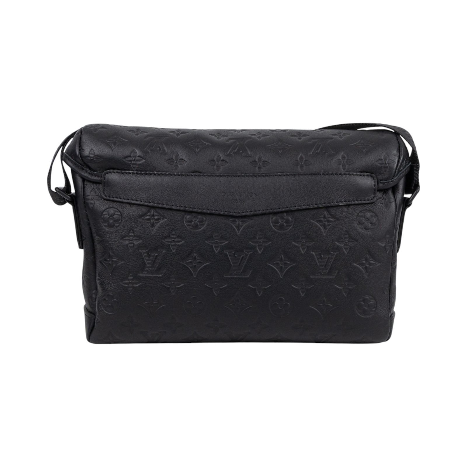 路易威登 LOUIS VUITTON Messenger Voyager PM 肩背 郵差包 黑色 M25121 晶片款  原廠盒子/防塵袋/購買證明