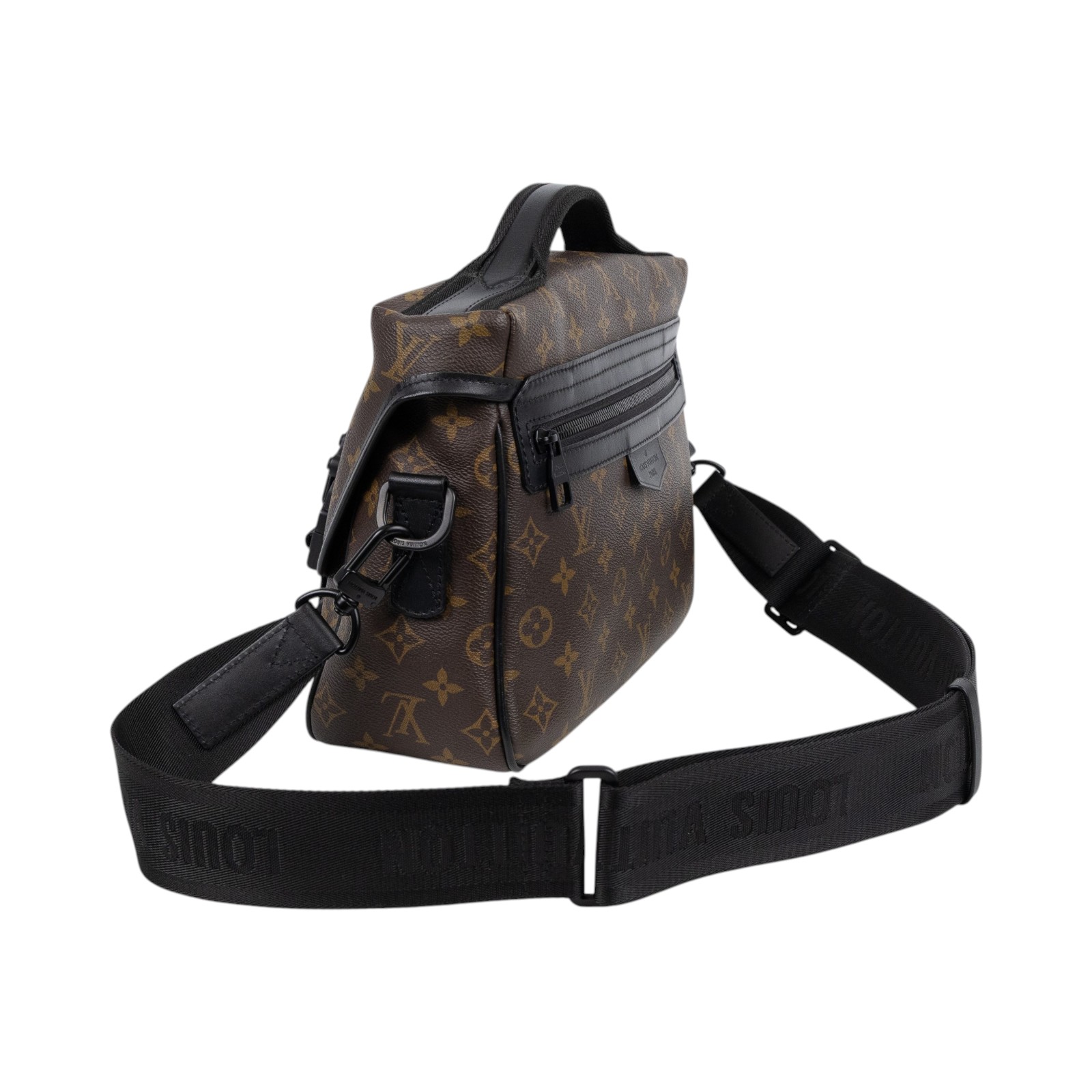 路易威登 LOUIS VUITTON Trail 郵差包 M46972 晶片款 原花TRAIL 原廠盒子/防塵袋/背帶