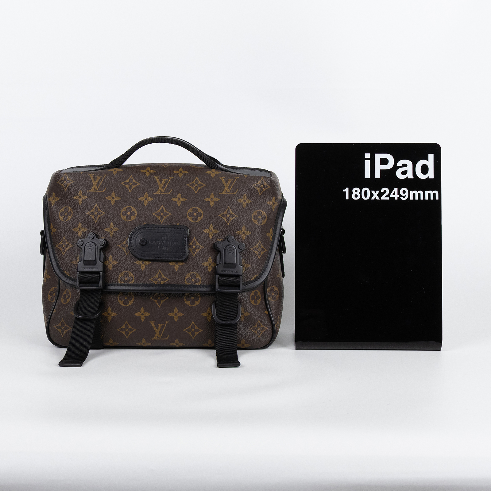 路易威登 LOUIS VUITTON Trail 郵差包 M46972 晶片款 原花TRAIL 原廠盒子/防塵袋/背帶