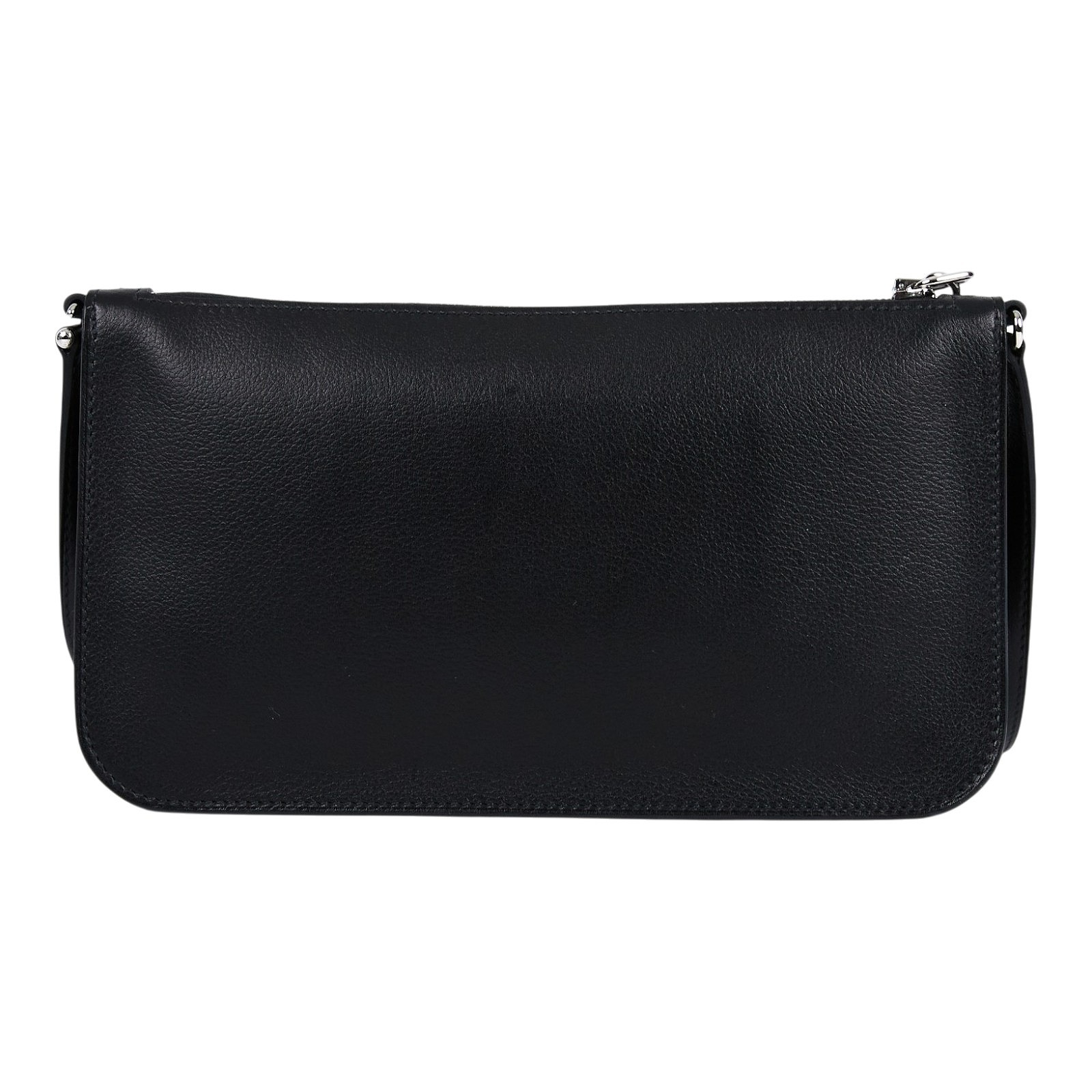 愛馬仕 Hermes Zipengo Chaine d'Ancre To Go pouch 手提包 銀色五金 黑色 H087285CK89 /GMZ003MM  原廠盒子/防塵袋/台灣購買證明