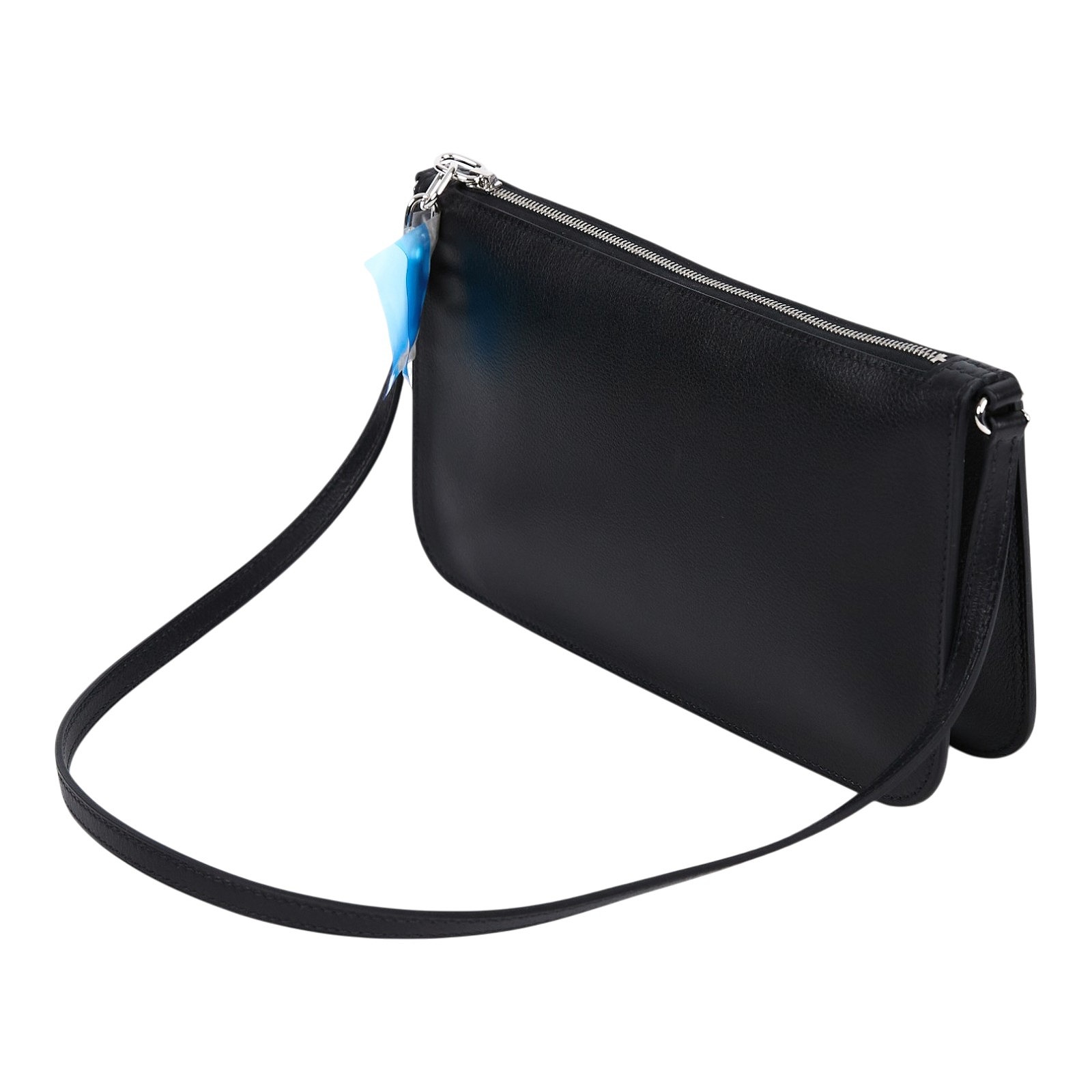 愛馬仕 Hermes Zipengo Chaine d'Ancre To Go pouch 手提包 銀色五金 黑色 H087285CK89 /GMZ003MM  原廠盒子/防塵袋/台灣購買證明