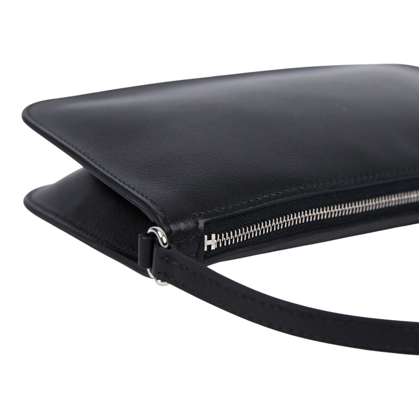愛馬仕 Hermes Zipengo Chaine d'Ancre To Go pouch 手提包 銀色五金 黑色 H087285CK89 /GMZ003MM  原廠盒子/防塵袋/台灣購買證明