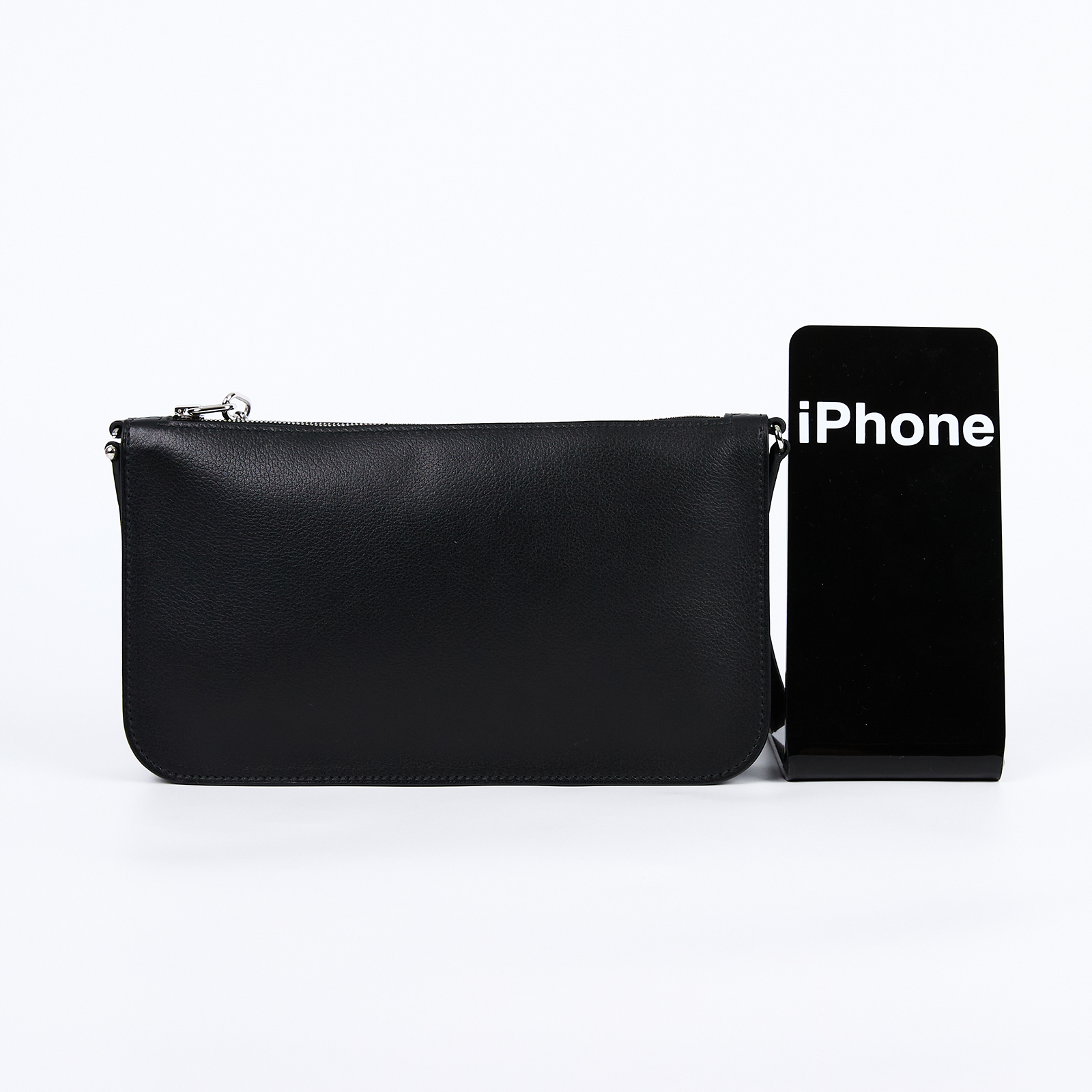 愛馬仕 Hermes Zipengo Chaine d'Ancre To Go pouch 手提包 銀色五金 黑色 H087285CK89 /GMZ003MM  原廠盒子/防塵袋/台灣購買證明