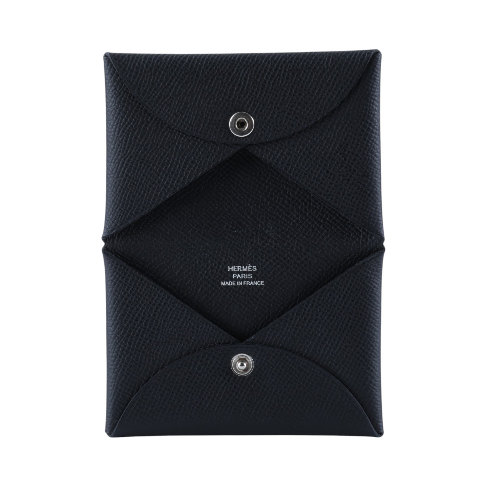 愛馬仕 Hermes Calvi 卡包 CAL U 黑CALVI 無附屬品