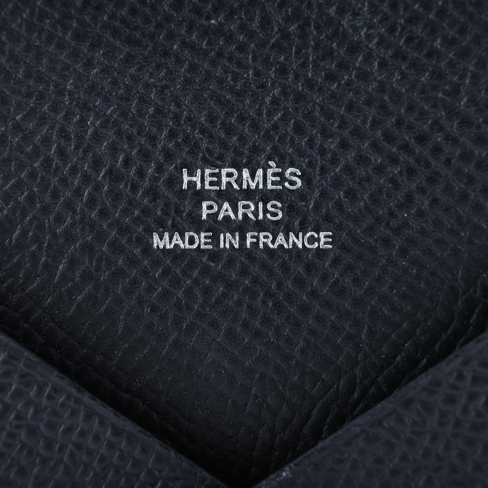 愛馬仕 Hermes Calvi 卡包 CAL U 黑CALVI 無附屬品