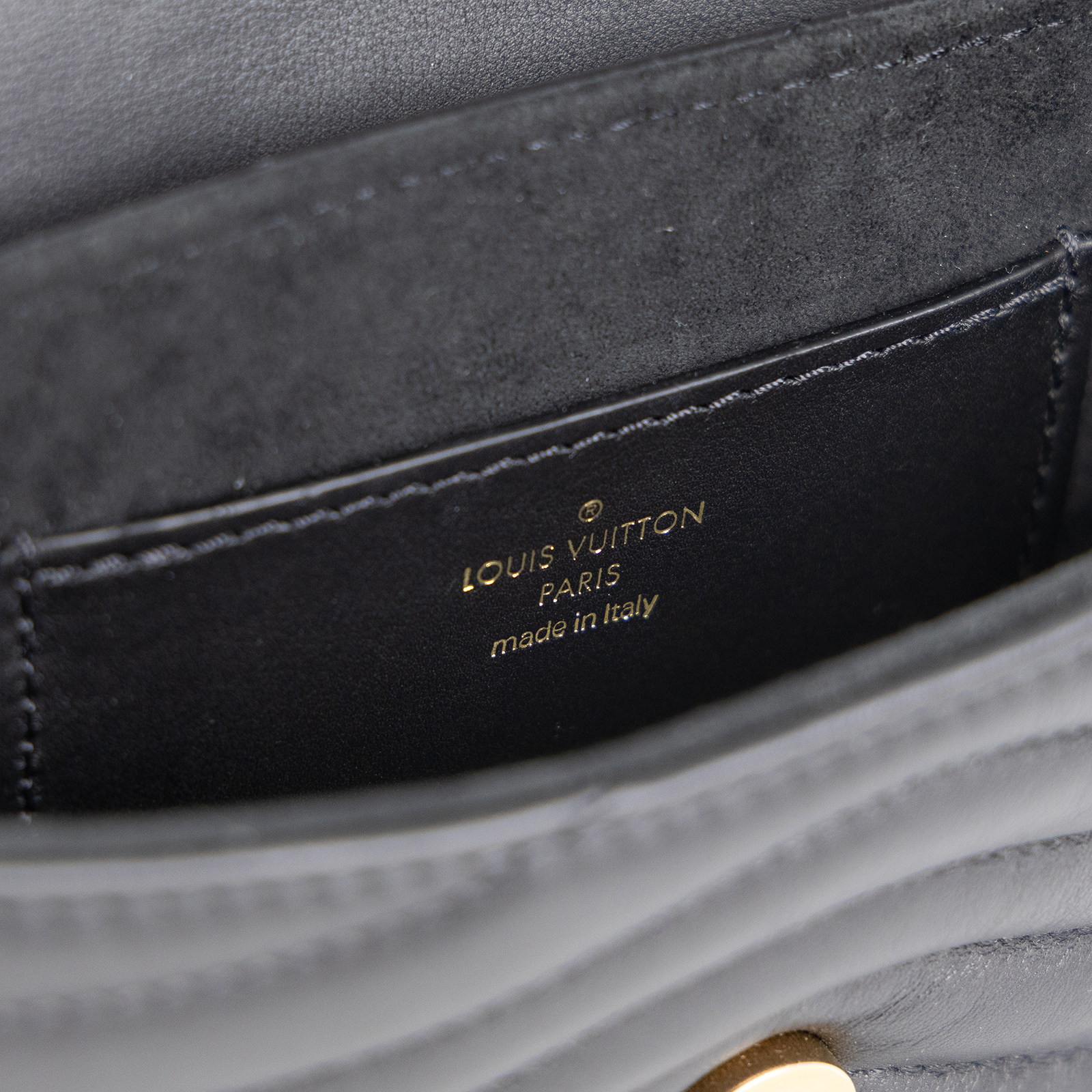路易威登 LOUIS VUITTON New Wave Multi-pochette 牛皮 三合一 斜背包 M56461 晶片款  防塵袋/背帶2/零錢包