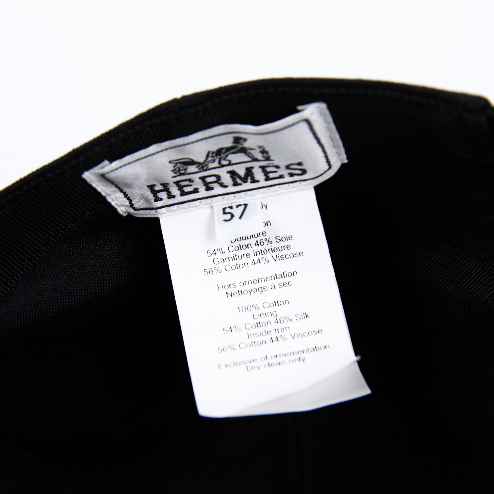 愛馬仕 Hermes Max H Ancre 休閒帽 黑色 H261044Nv0257   無附屬品