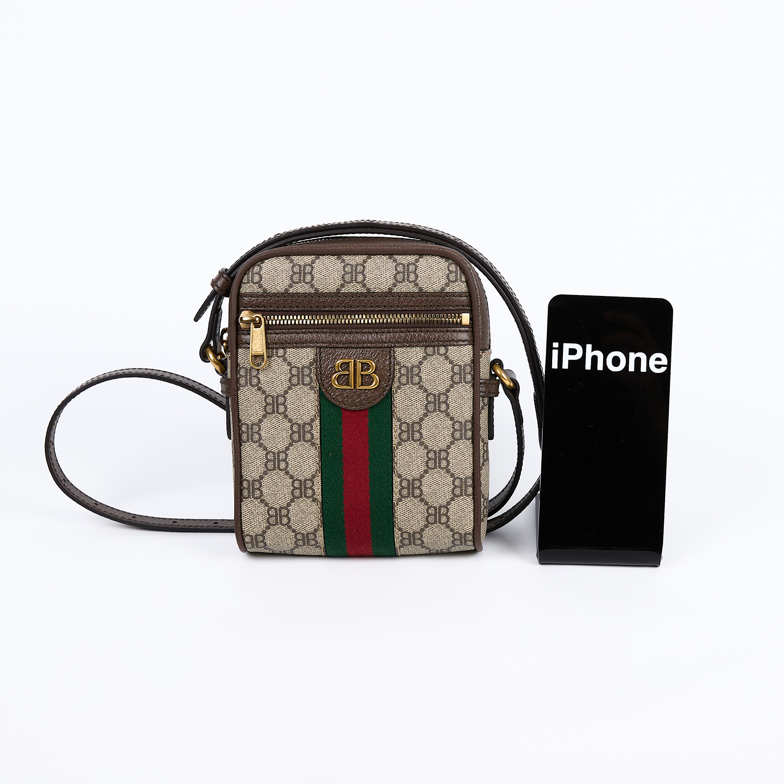 巴黎世家 BALENCIAGA Hacker Project GUCCI 聯名 肩背包 斜背包 6801292103U  防塵袋