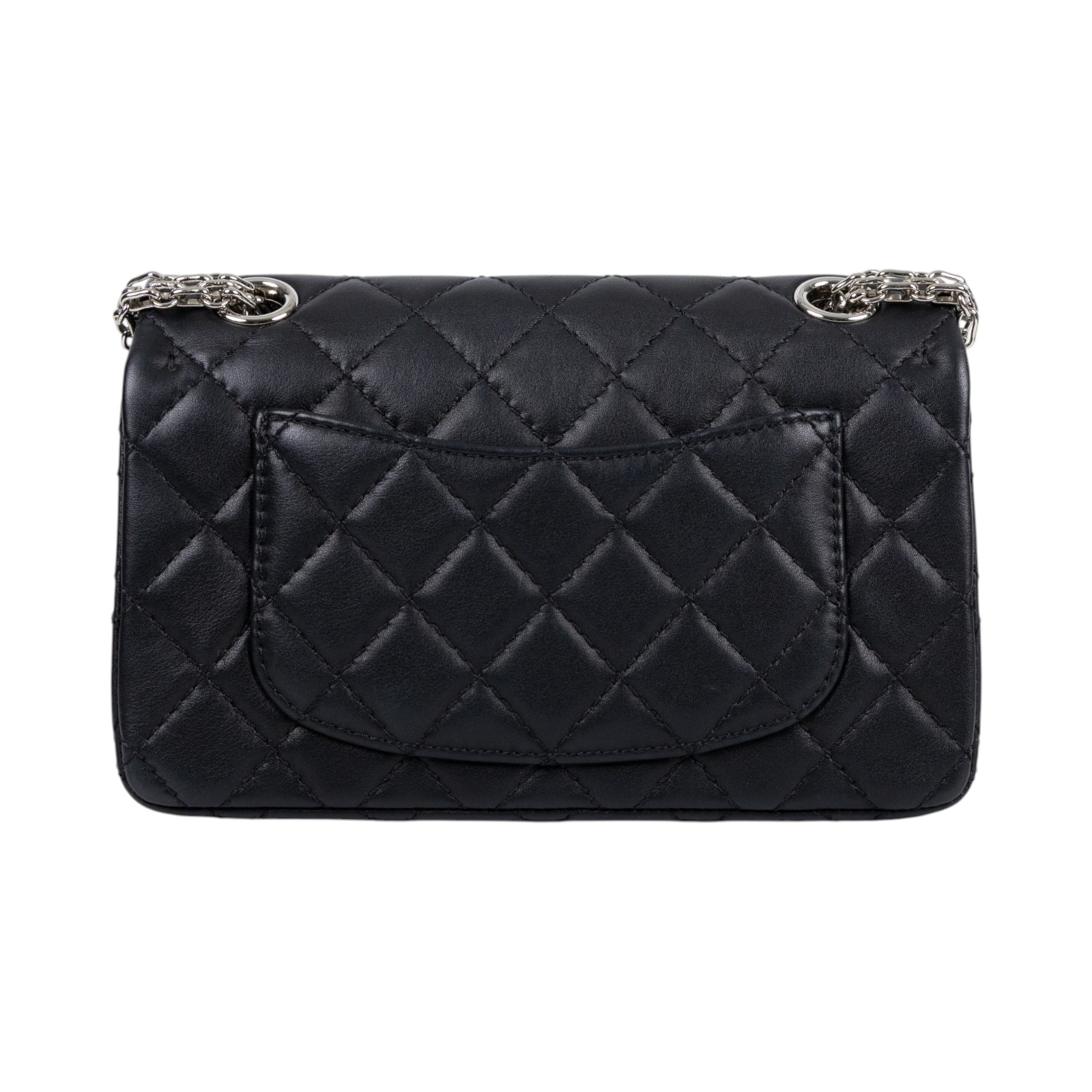 香奈兒 CHANEL 2.55 迷你 口蓋包 AS0874 B18829 晶片款 黑2.55 MINI 原廠盒子/防塵袋/購買證明影本
