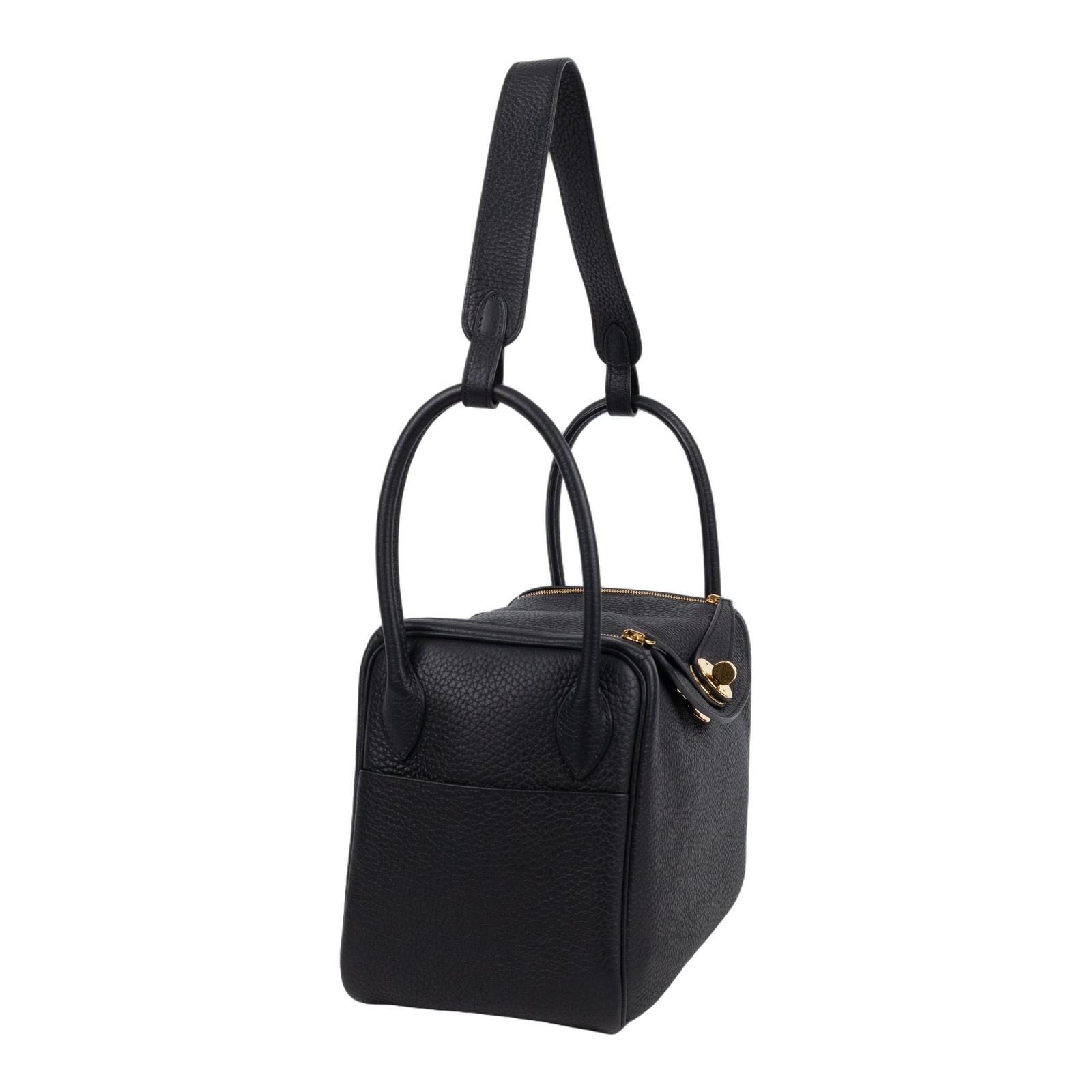 愛馬仕 Hermes Lindy 琳迪包 26 黑色 金色五金 H073428CC89 YCT547FP Y刻黑金LINDY26 防塵袋/購買明細