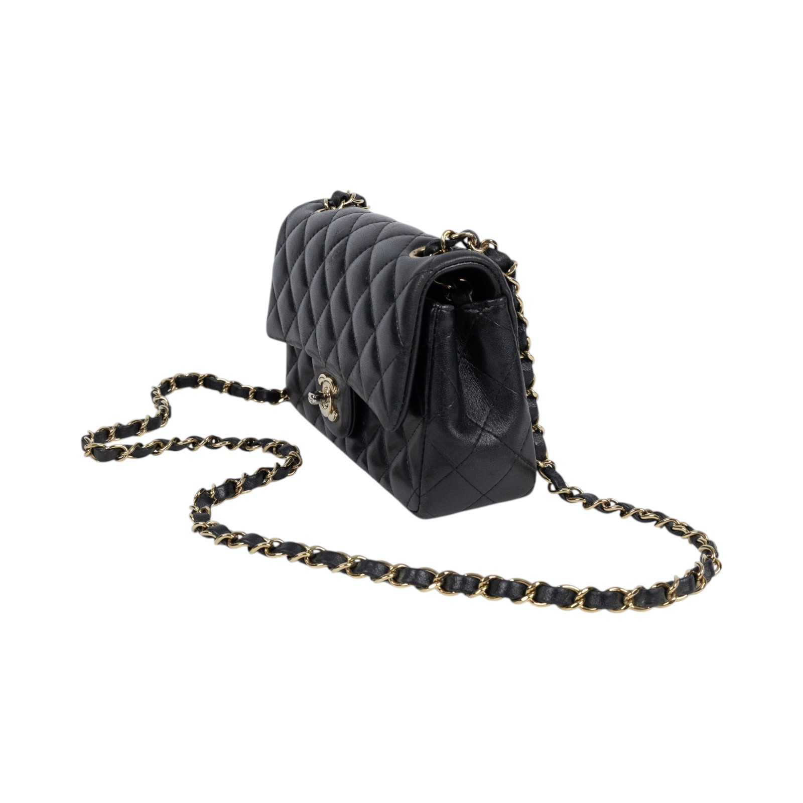 香奈兒 CHANEL CF 迷你 口蓋包 A69900 晶片款 黑羊COCO20 無附屬品