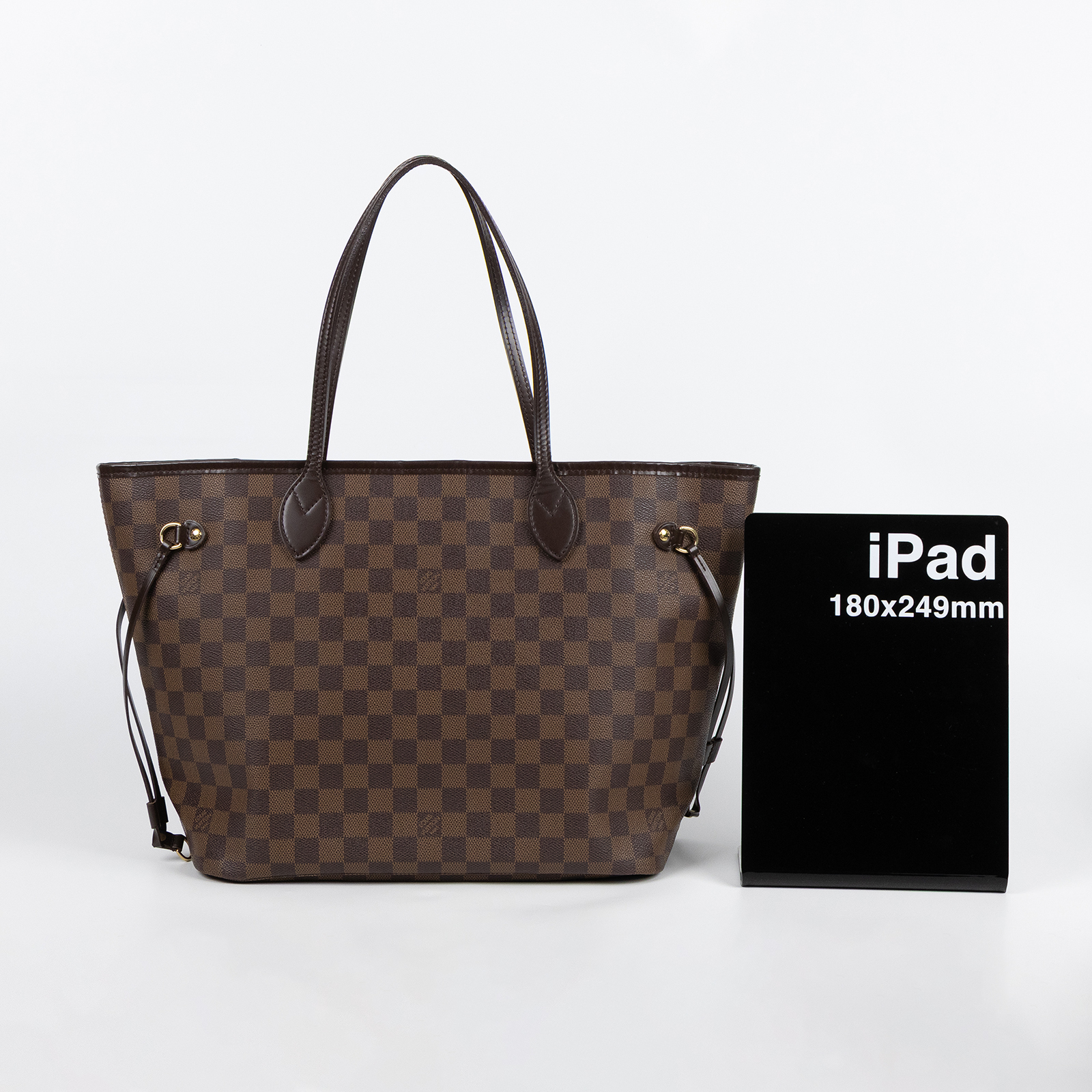 路易威登 LOUIS VUITTON 棕棋盤 Neverfull MM 托特包 N41358 棕棋盤格NEVERFULL MM 原廠盒子/防塵袋