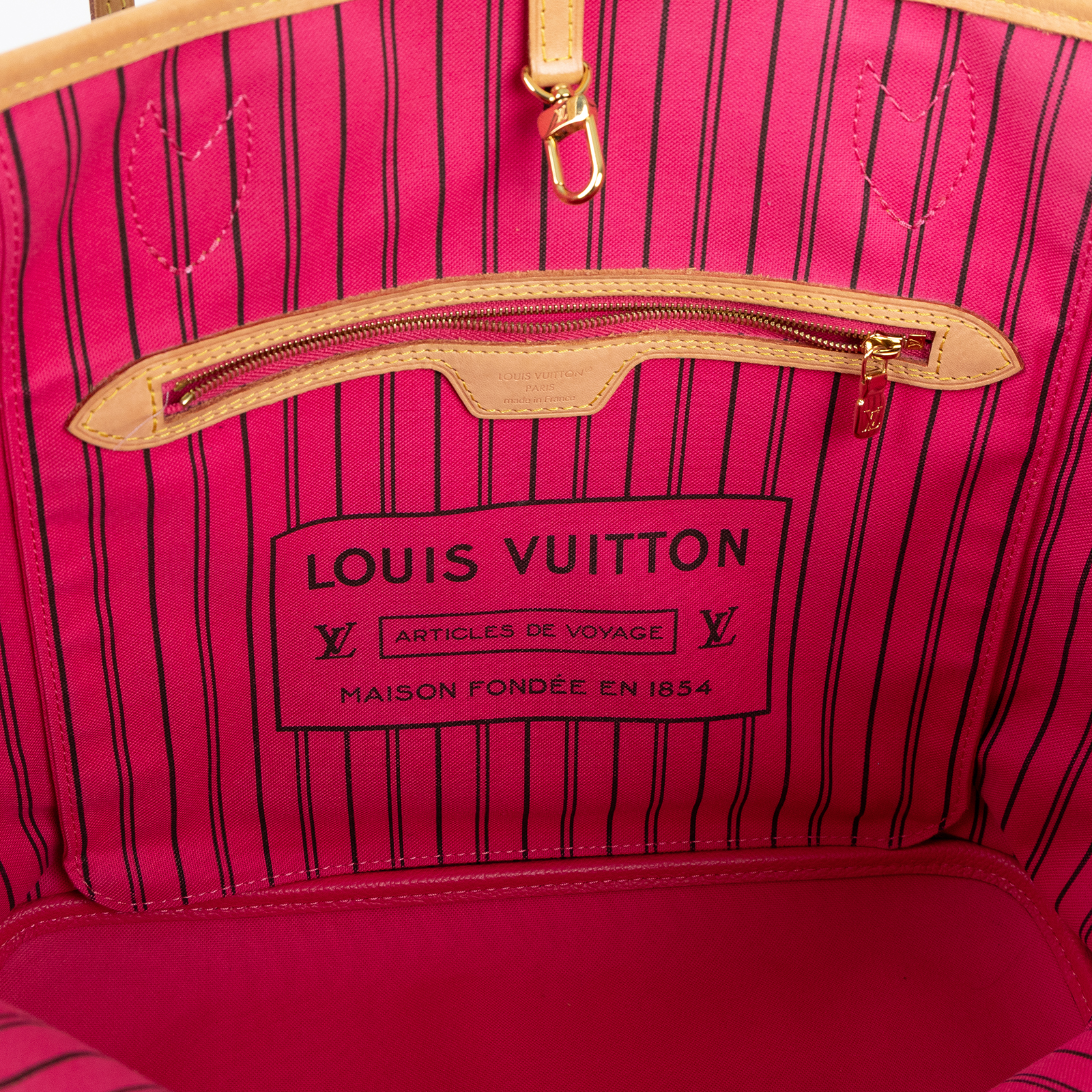 路易威登 LOUIS VUITTON Neverfull Bandoulière Inside Out MM  M12257  原廠盒子/防塵袋/購買證明/背帶