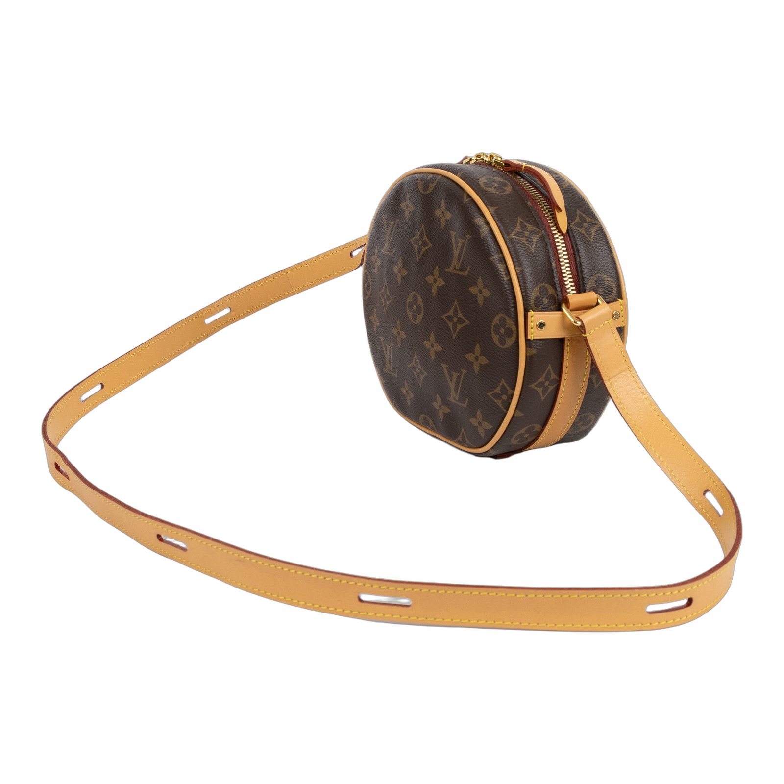 路易威登 LOUIS VUITTON Boite Chapeau Souple PM 圓餅包 肩背包 斜背包 M45578 晶片款  防塵袋