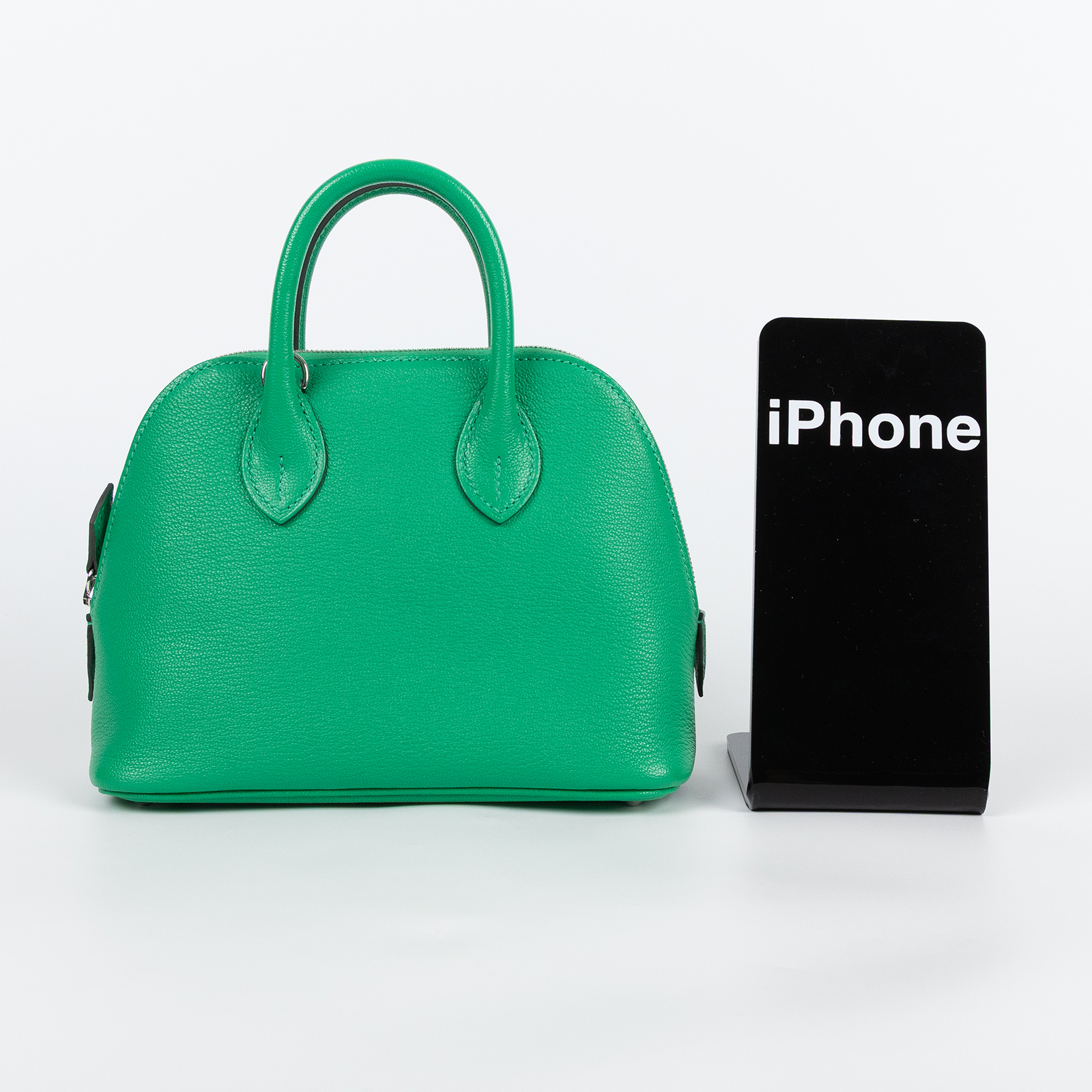 愛馬仕 Hermes Bolide Bag 1923 柏莉包 mini 銀色五金 薄荷綠色 H084344CKAC /WIT459KD  原廠盒子/防塵袋/背帶