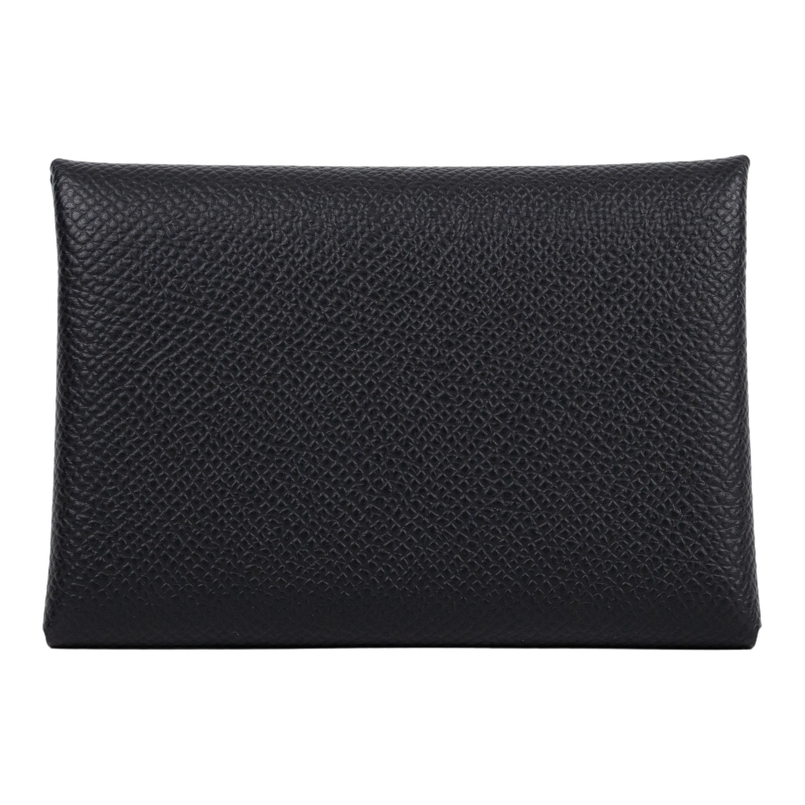 愛馬仕 Hermes Calvi Duo 卡包 黑色 銀色五金 H083035CK89 /W刻 黑CALVI DUO 原廠盒子/購買證明